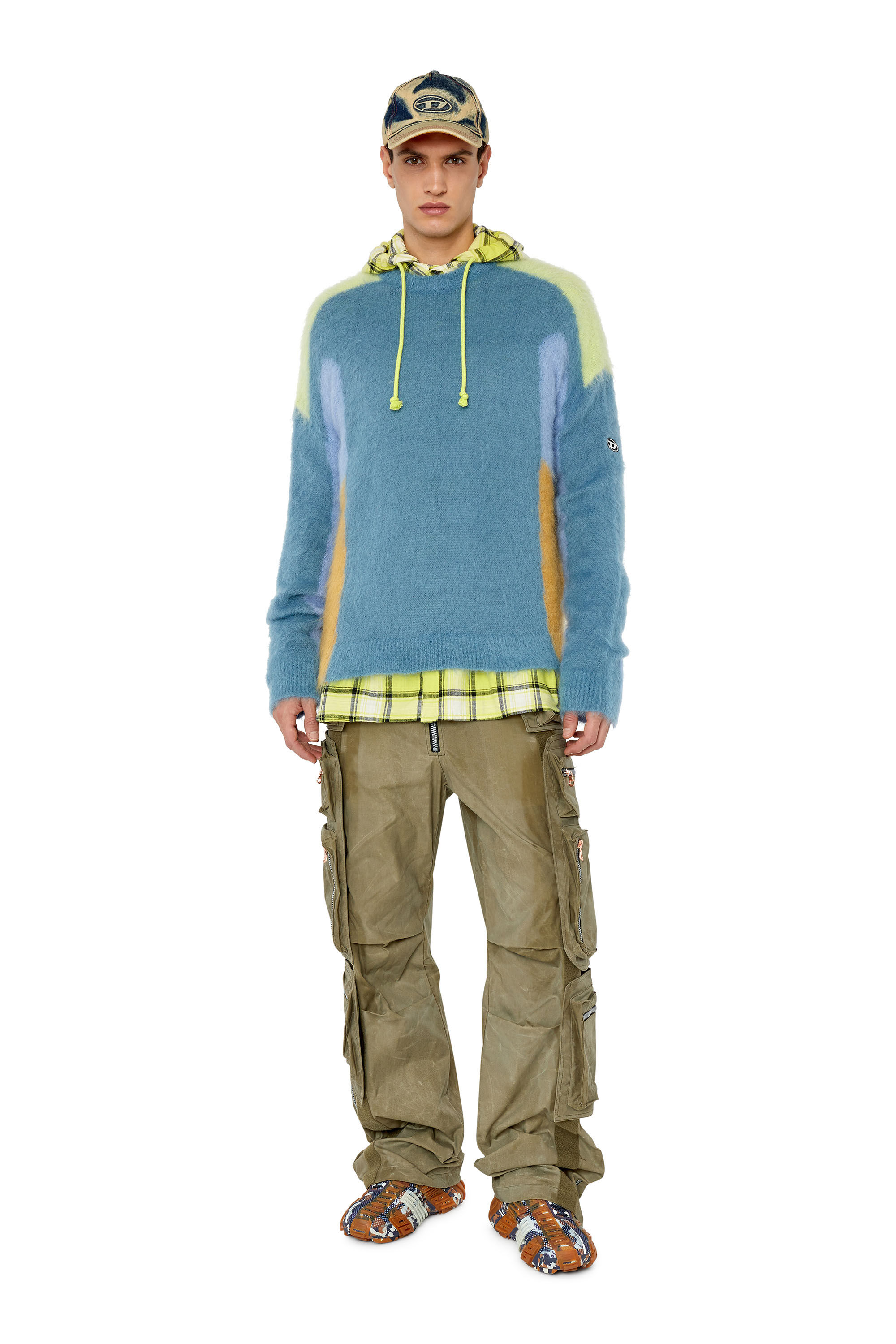 【送料&関税込】Diesel K-karin Sweater K-ARNEY Man: Oversized jumper in mohair blend | Diesel