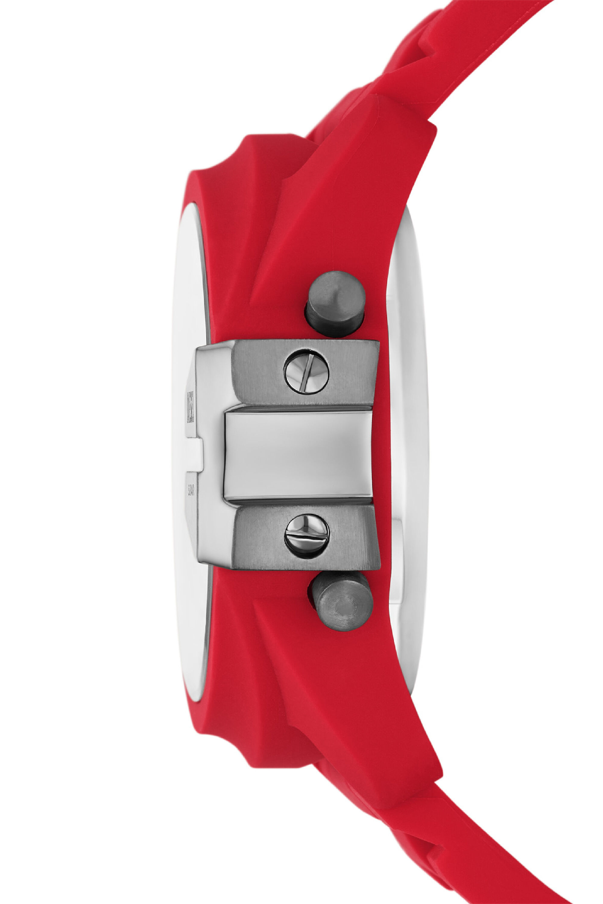 直営店☆DIESEL☆ DZ2192 Baby chief レッドエナメル ウォッチ New Authentic Baby Chief Digital Red Enamel Stainless Steel