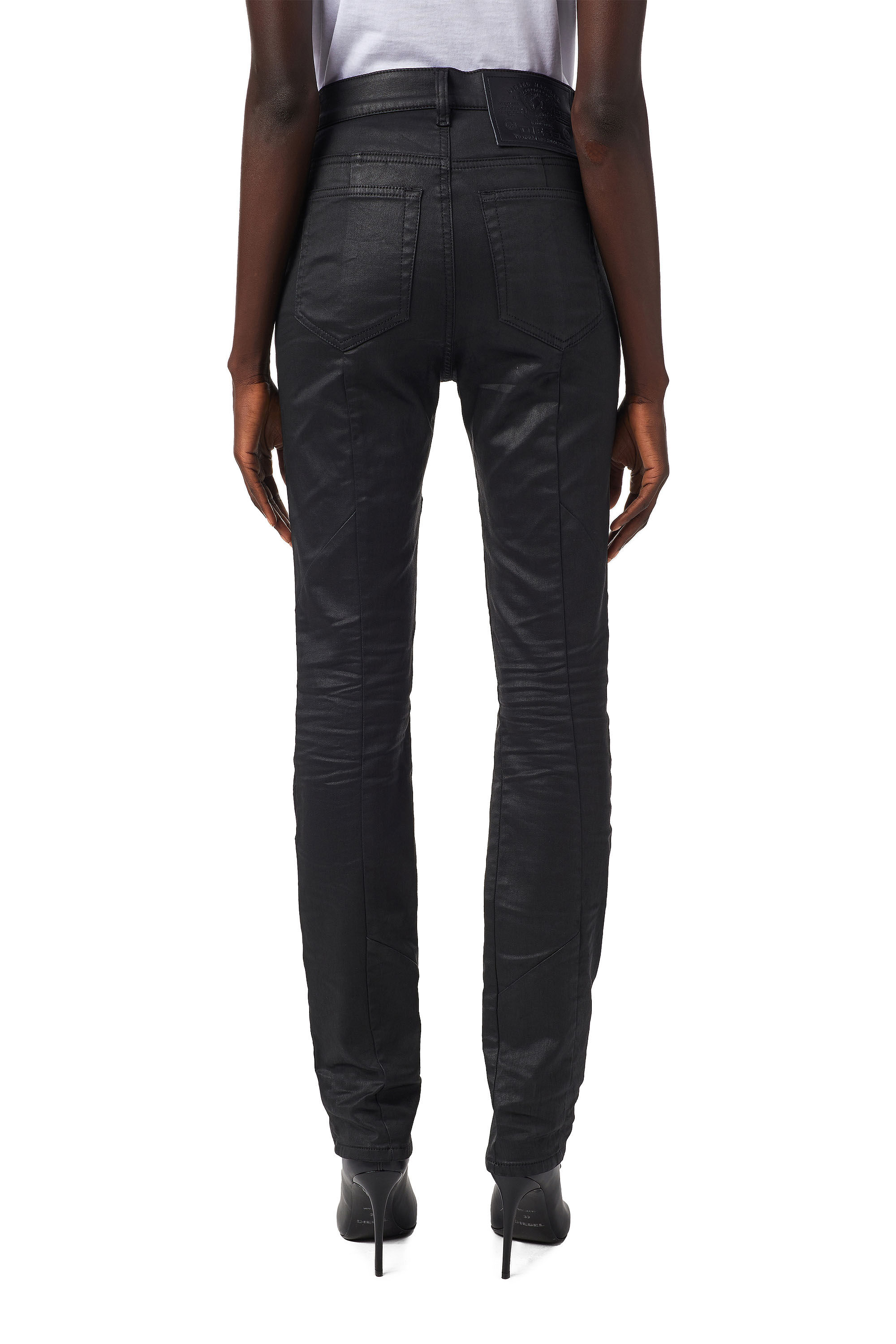Diesel - D-Arcy JoggJeans® 069YI Straight, Negro/Gris oscuro - Image 5