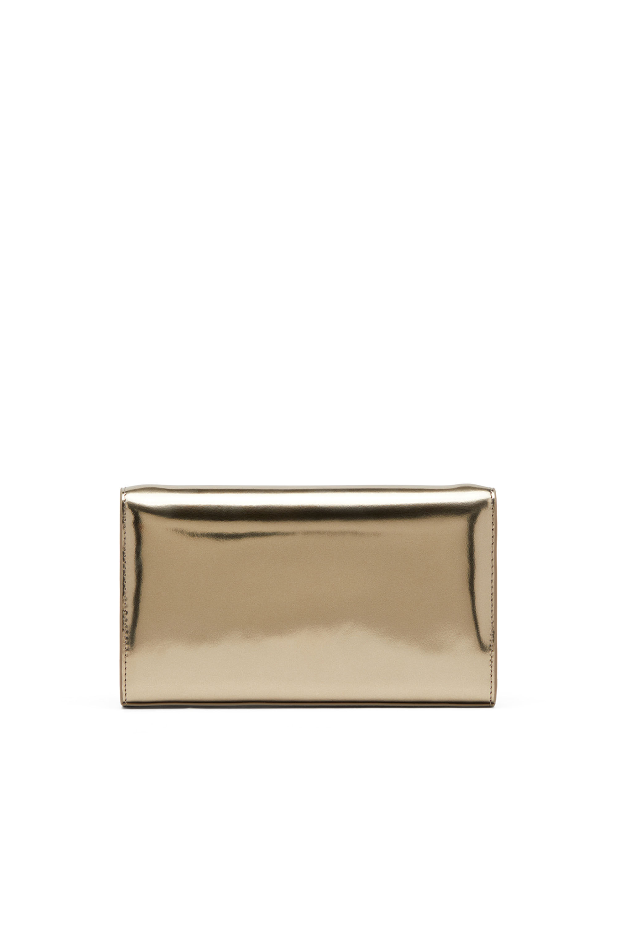 Women's Wallet bag in mirrored leather | Brown | Diesel Women's Wallet bag in mirrored leather | Brown | Diesel