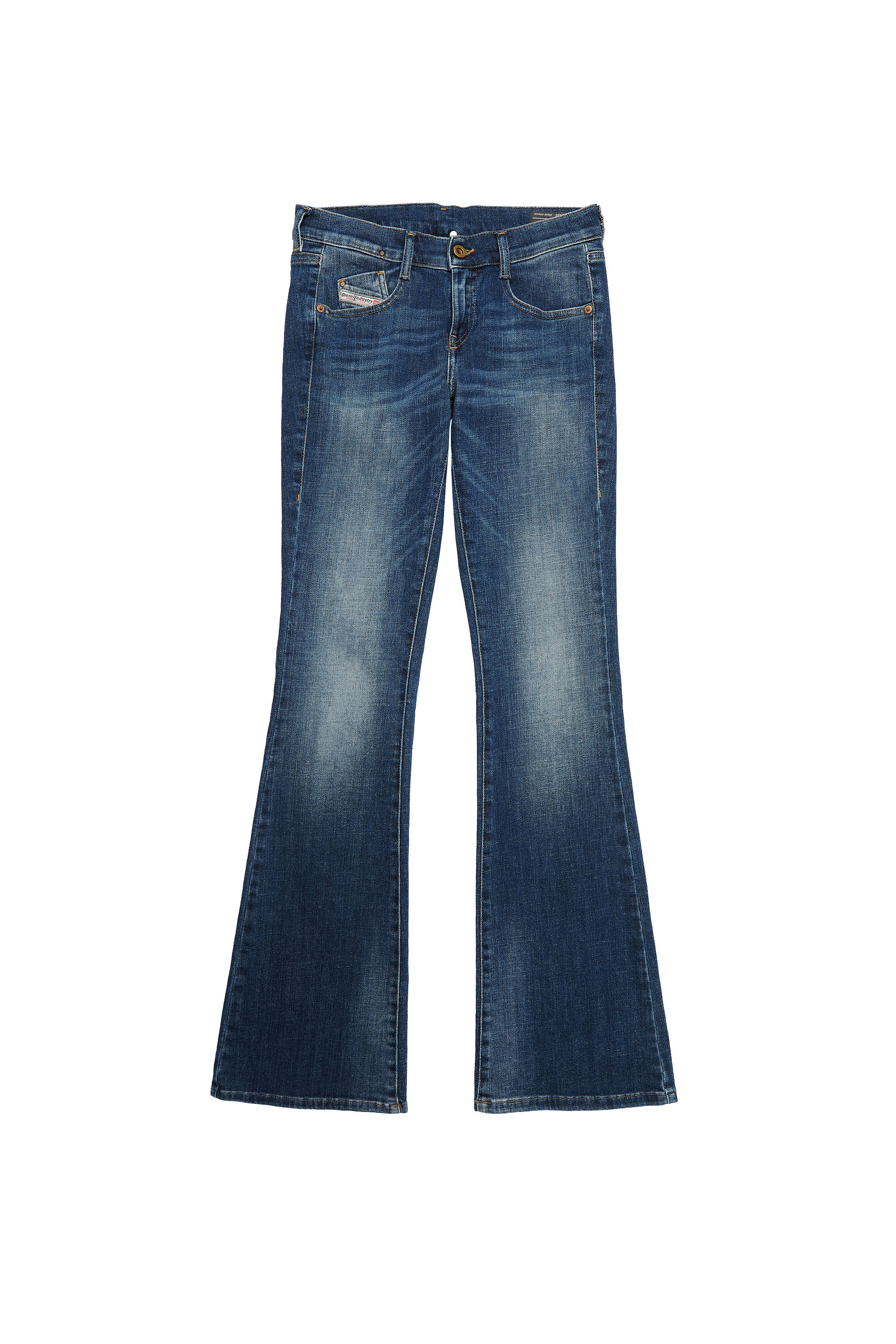 Diesel - D-Ebbey Bootcut Jeans 086AM, Medium Blue - Image 2