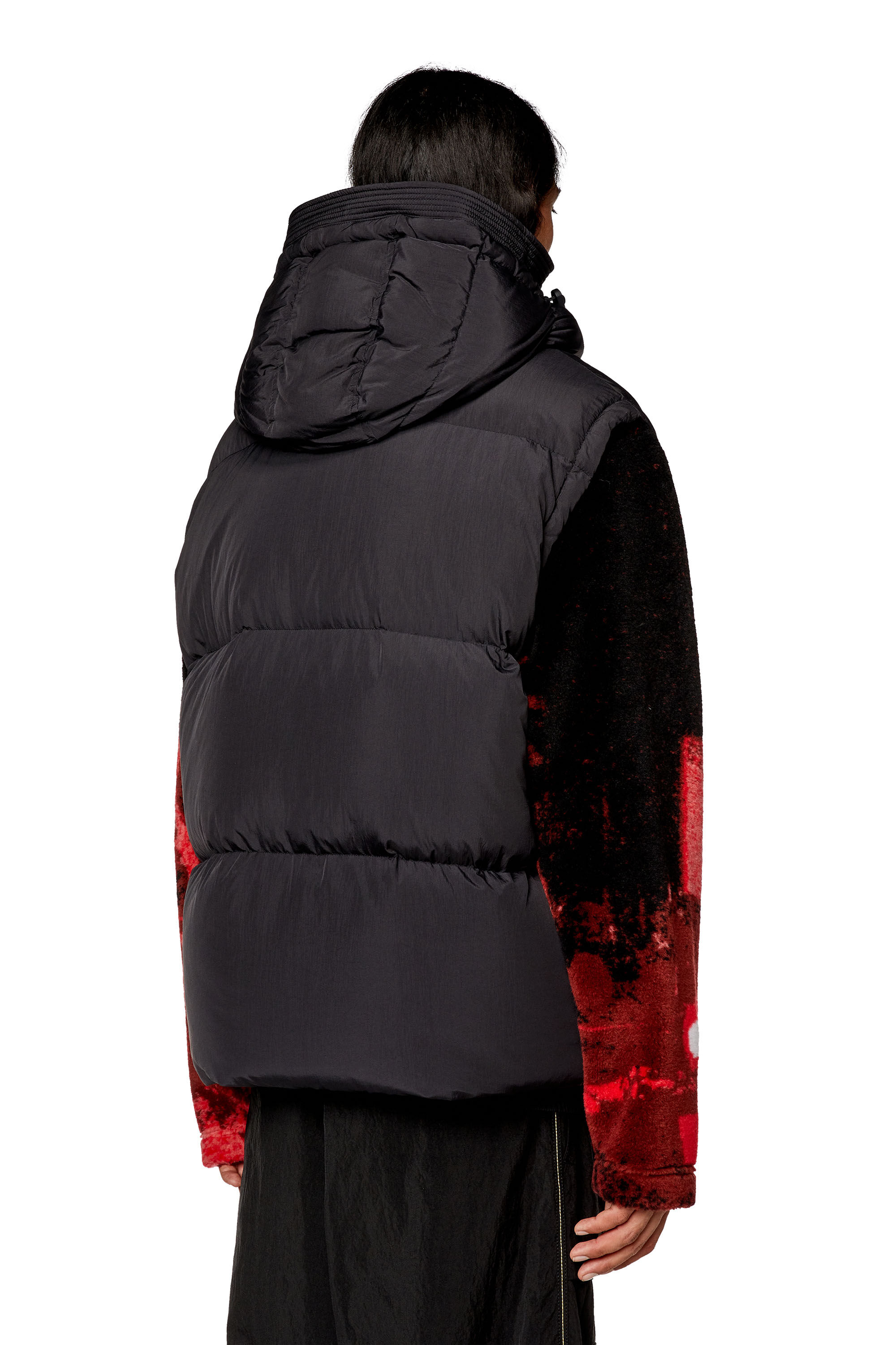 W-ROLFYS: Men's Down vest, sleevless jacket in nylon | Diesel