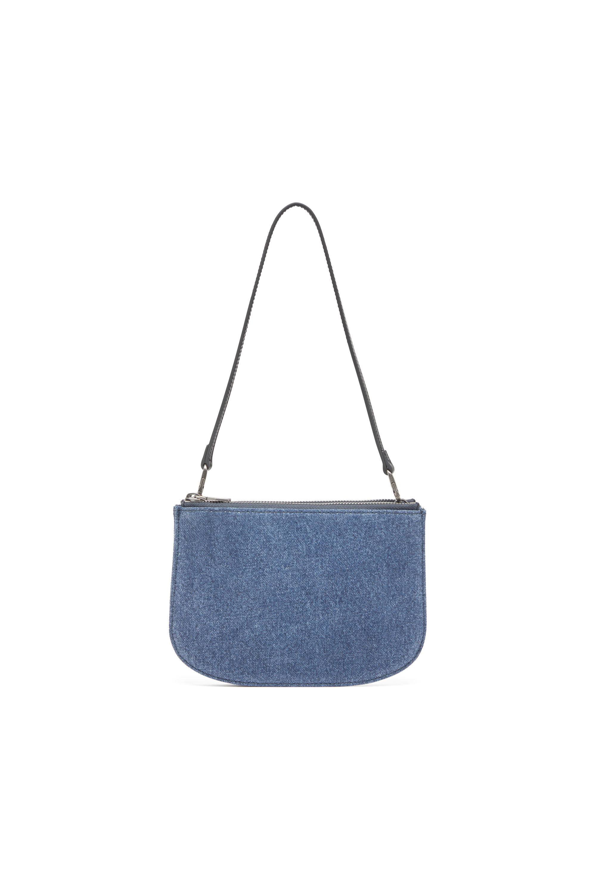 Diesel - 1DR TWIN, Woman's 1DR Twin-Double-pouch shoulder bag in solarised denim in Blue - 3