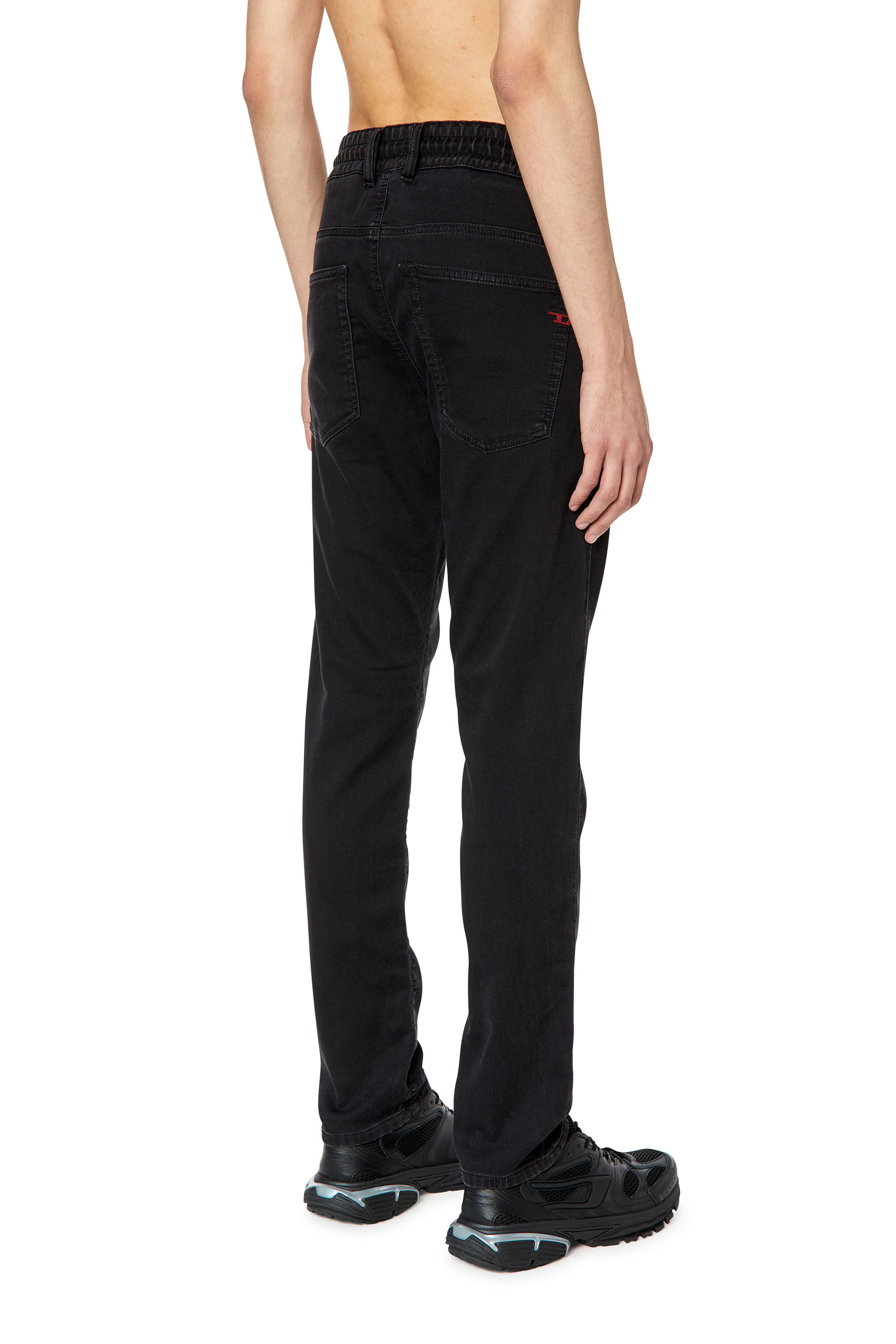 Diesel - Tapered 2030 D-Krooley Joggjeans® 068DX, Negro/Gris oscuro - Image 4