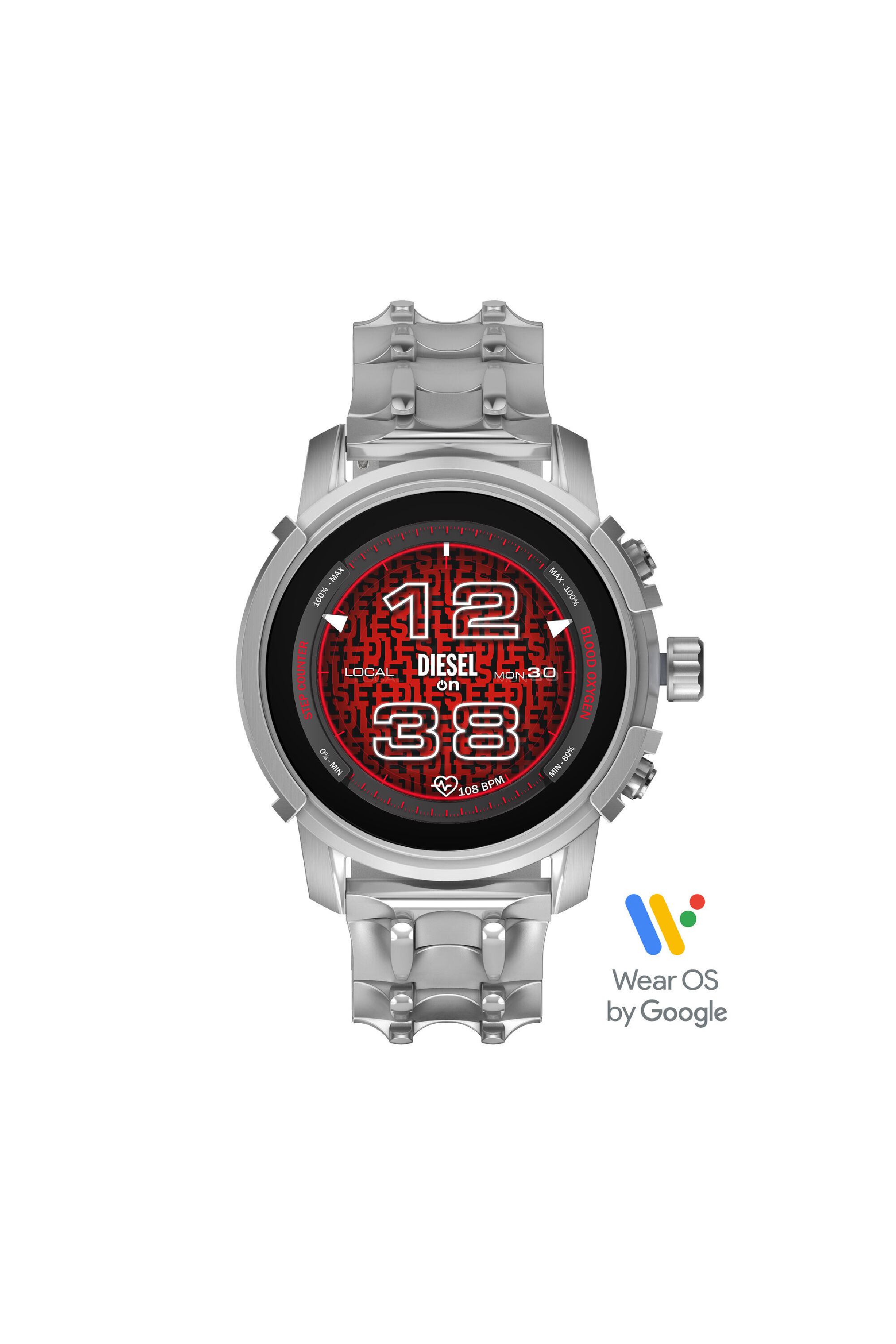 Men's Griffed stainless steel smartwatch | DZT2040 Diesel