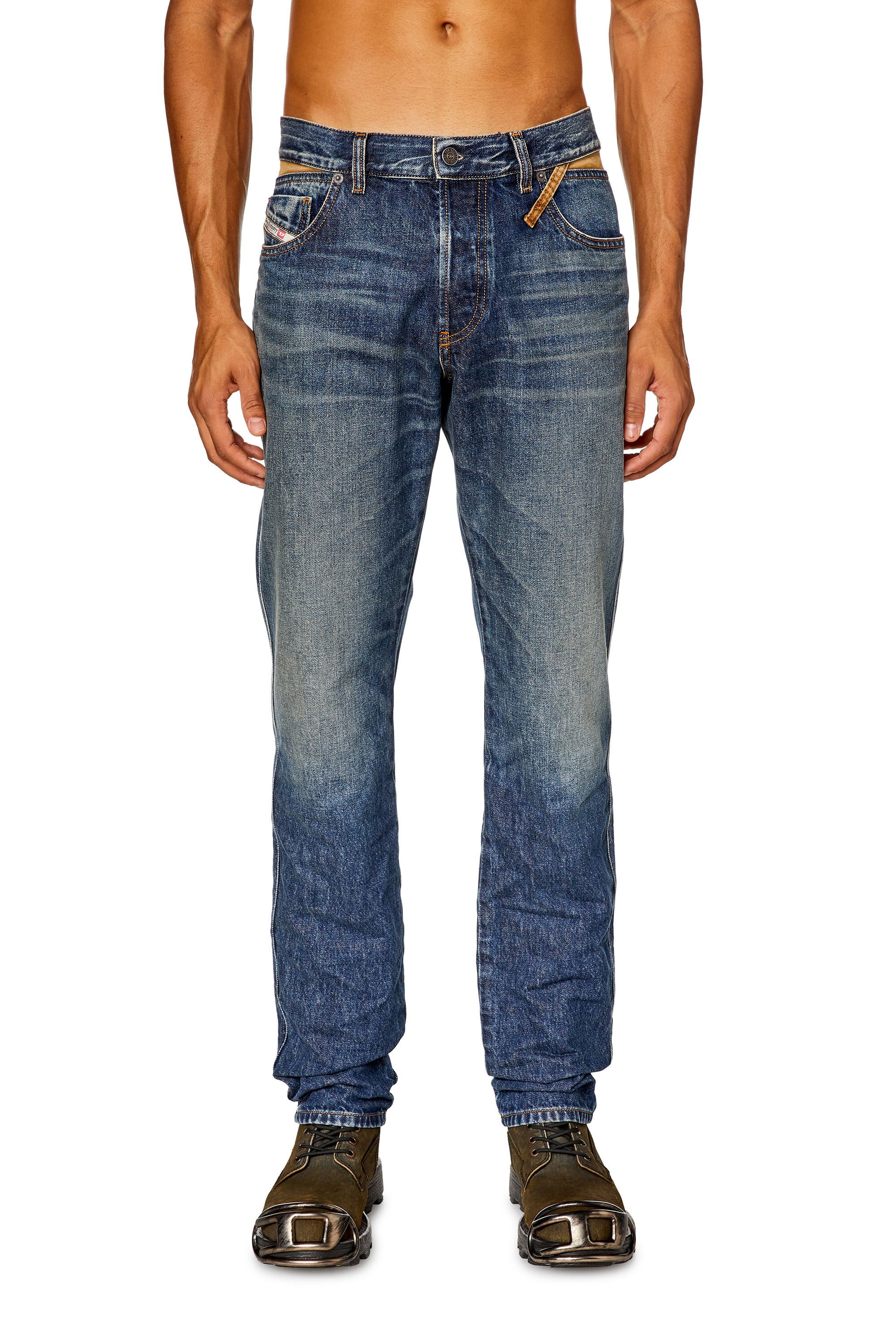 Diesel - Straight Jeans 1995 D-Sark 09I36, Azul Oscuro - Image 2