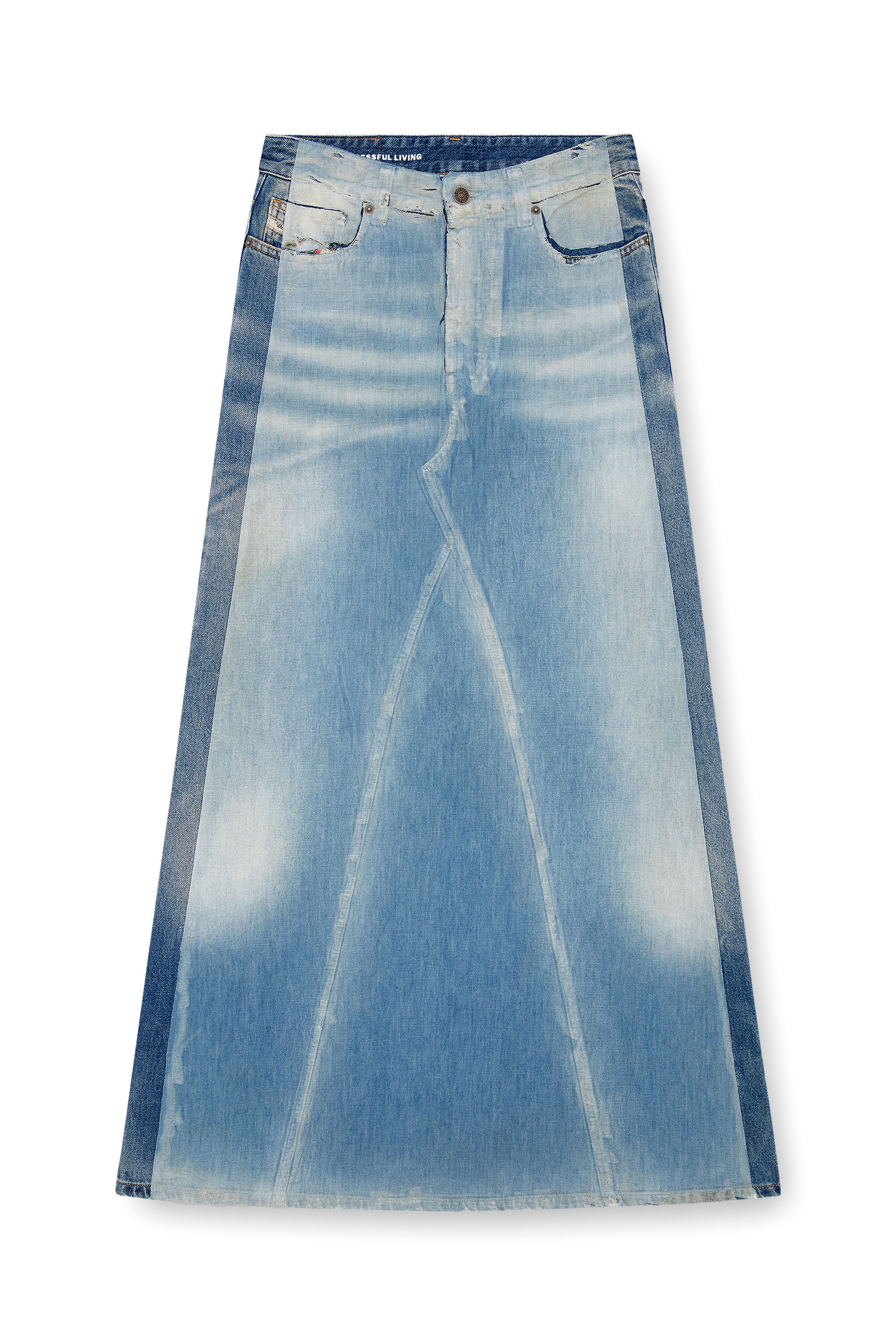 Goa utility bandage multi zip maxi skirt – Taro's Wish