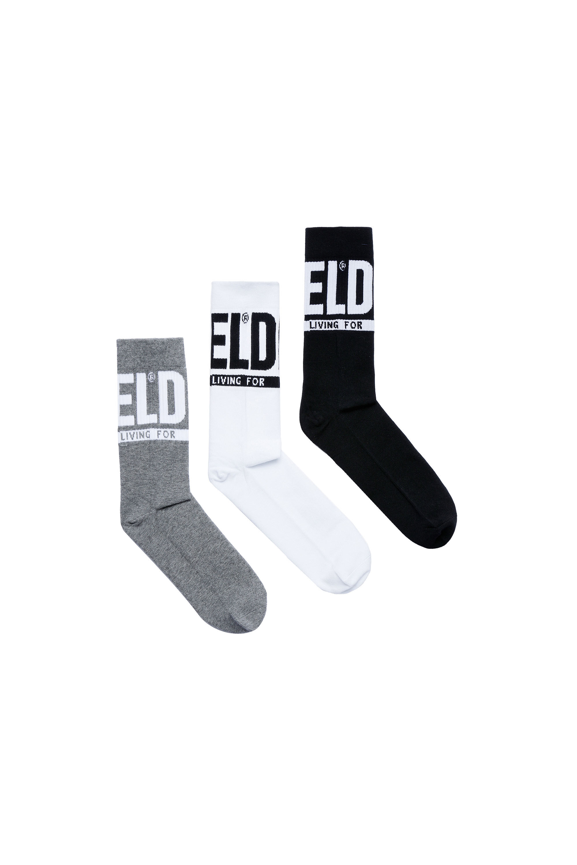 SKM-RAY-THREEPACK Man: 3-pack socks with Diesel logo | Diesel
