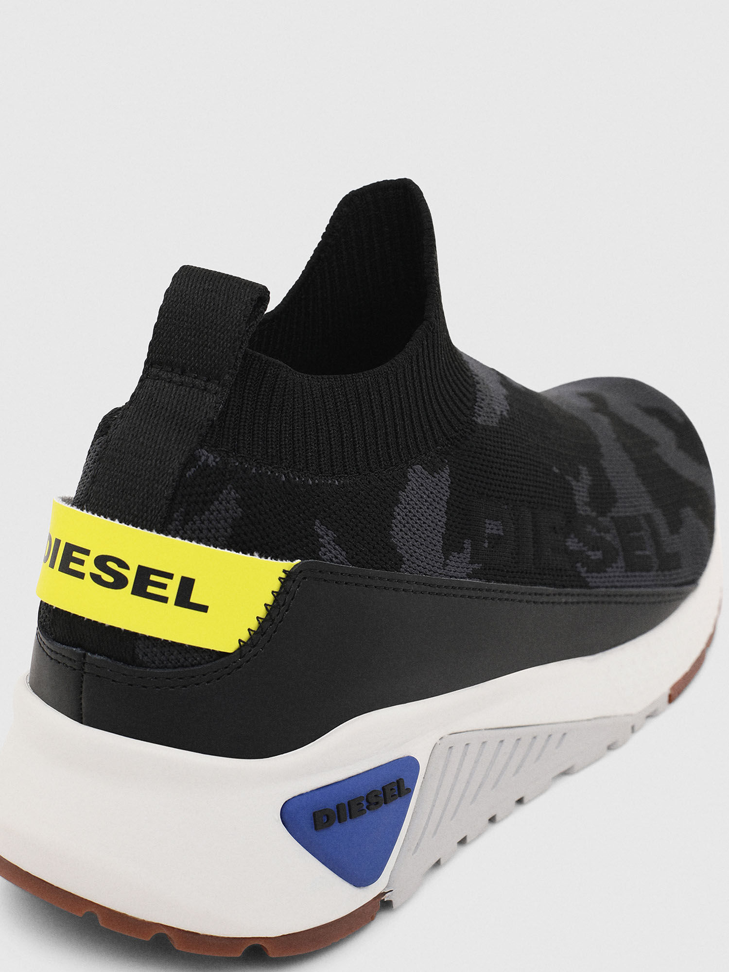 S-KB SOCK QB Man: Slip-on sneakers in camo-knit | Diesel