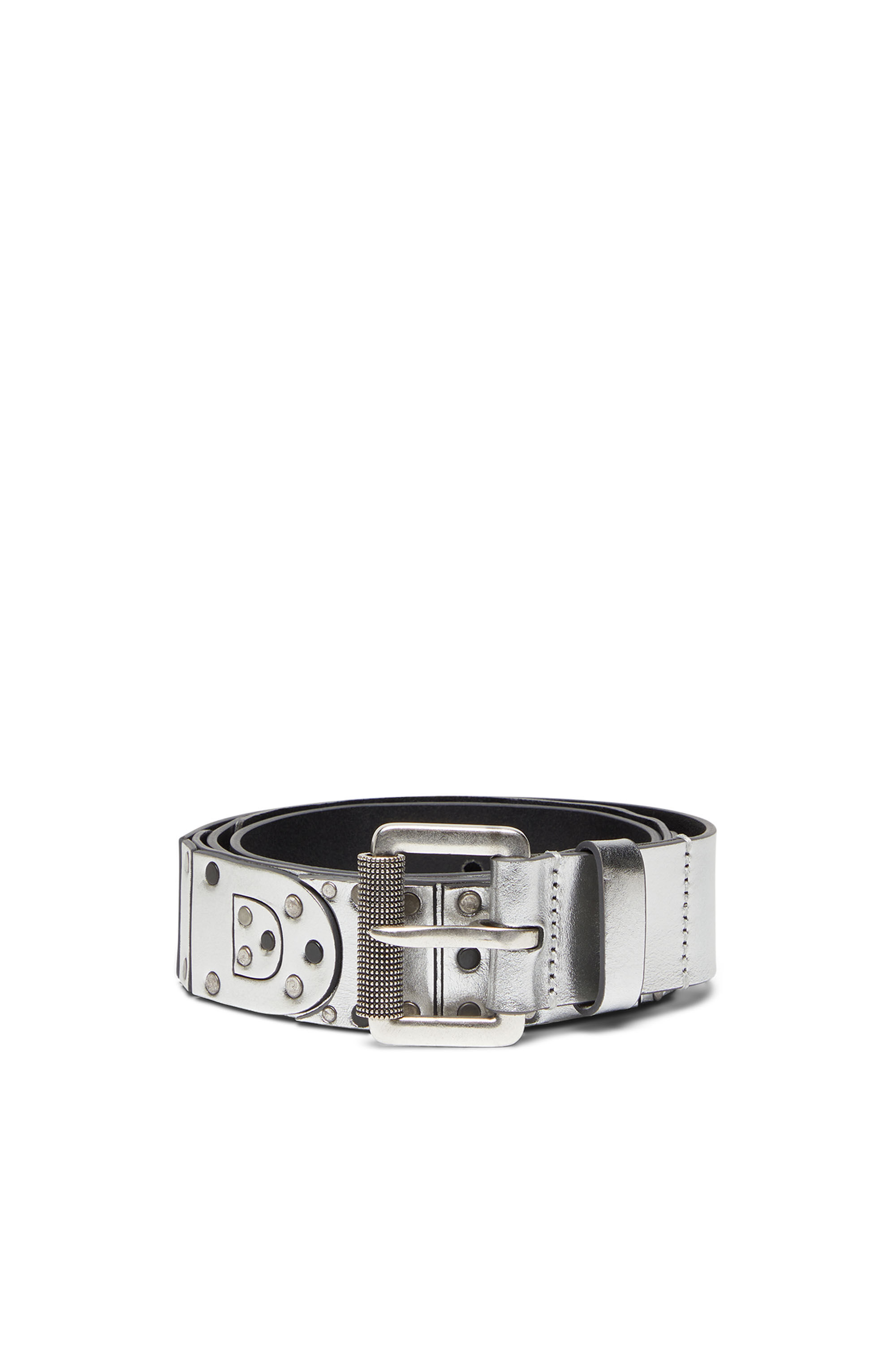 Silver hotsell metal belt