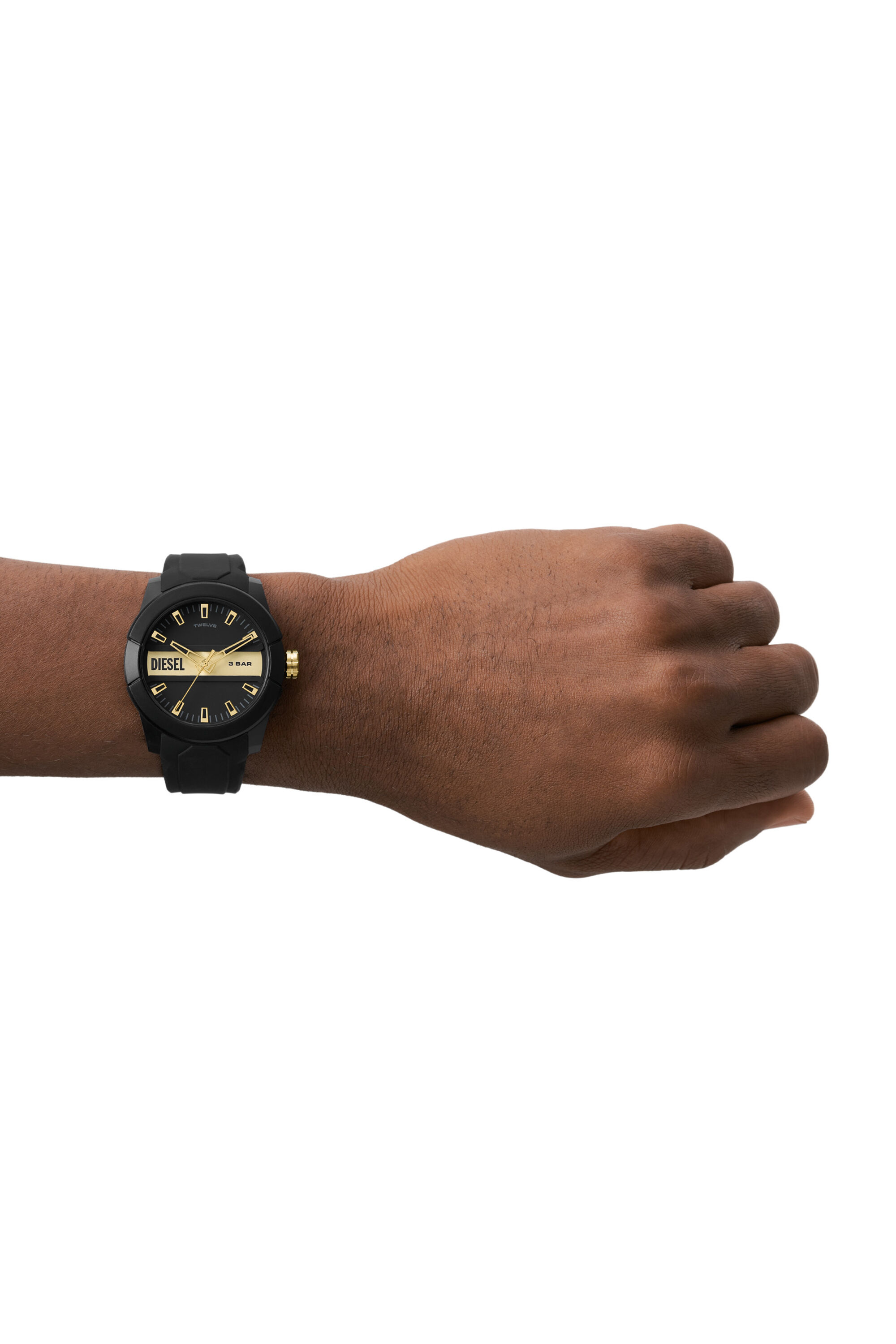 新規購入 DZ1997: Double Diesel | Watch Silicone Black Up 時計