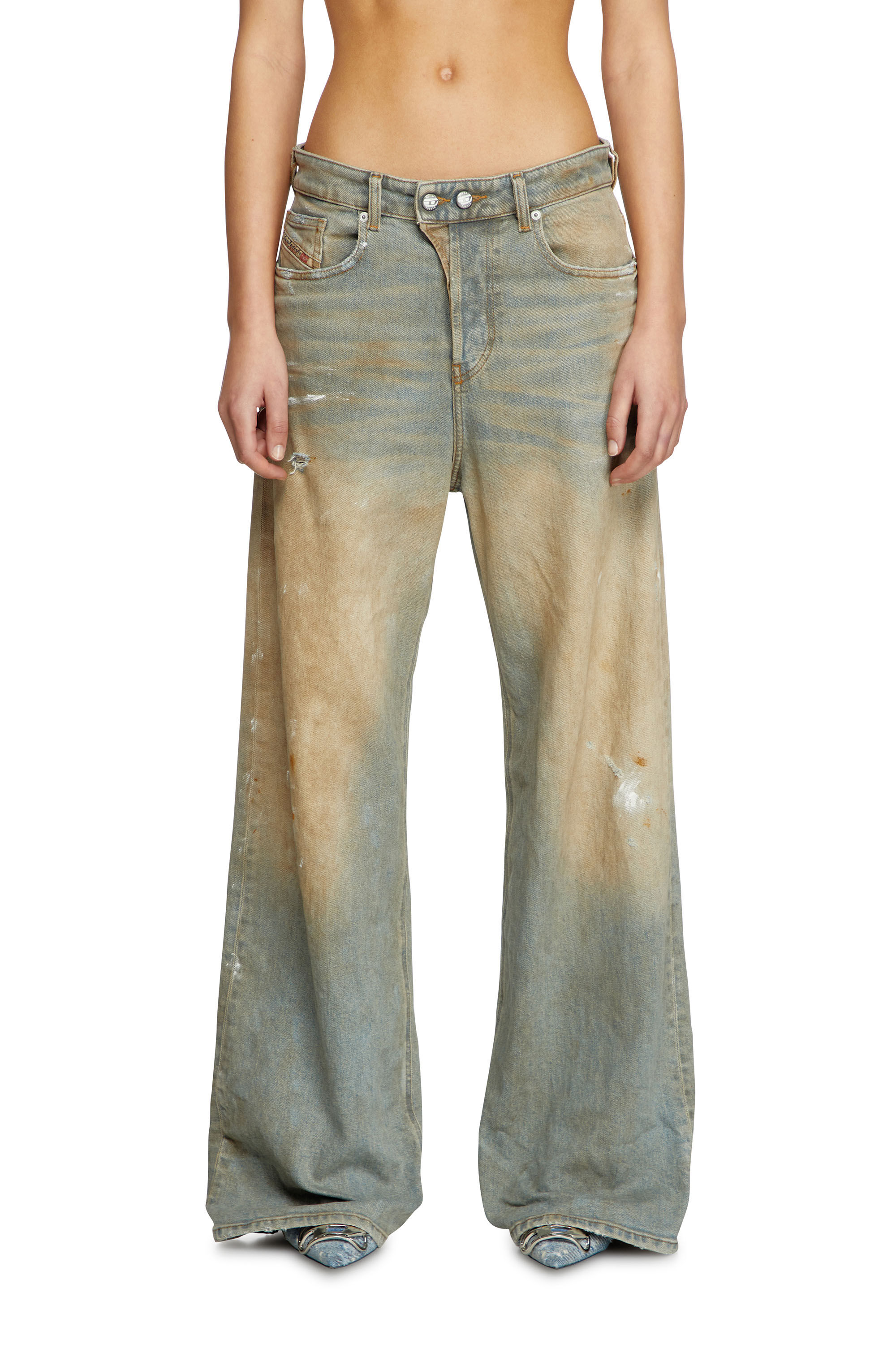 Women's Relaxed Jeans | Light Blue | Diesel 1996 D-Sire