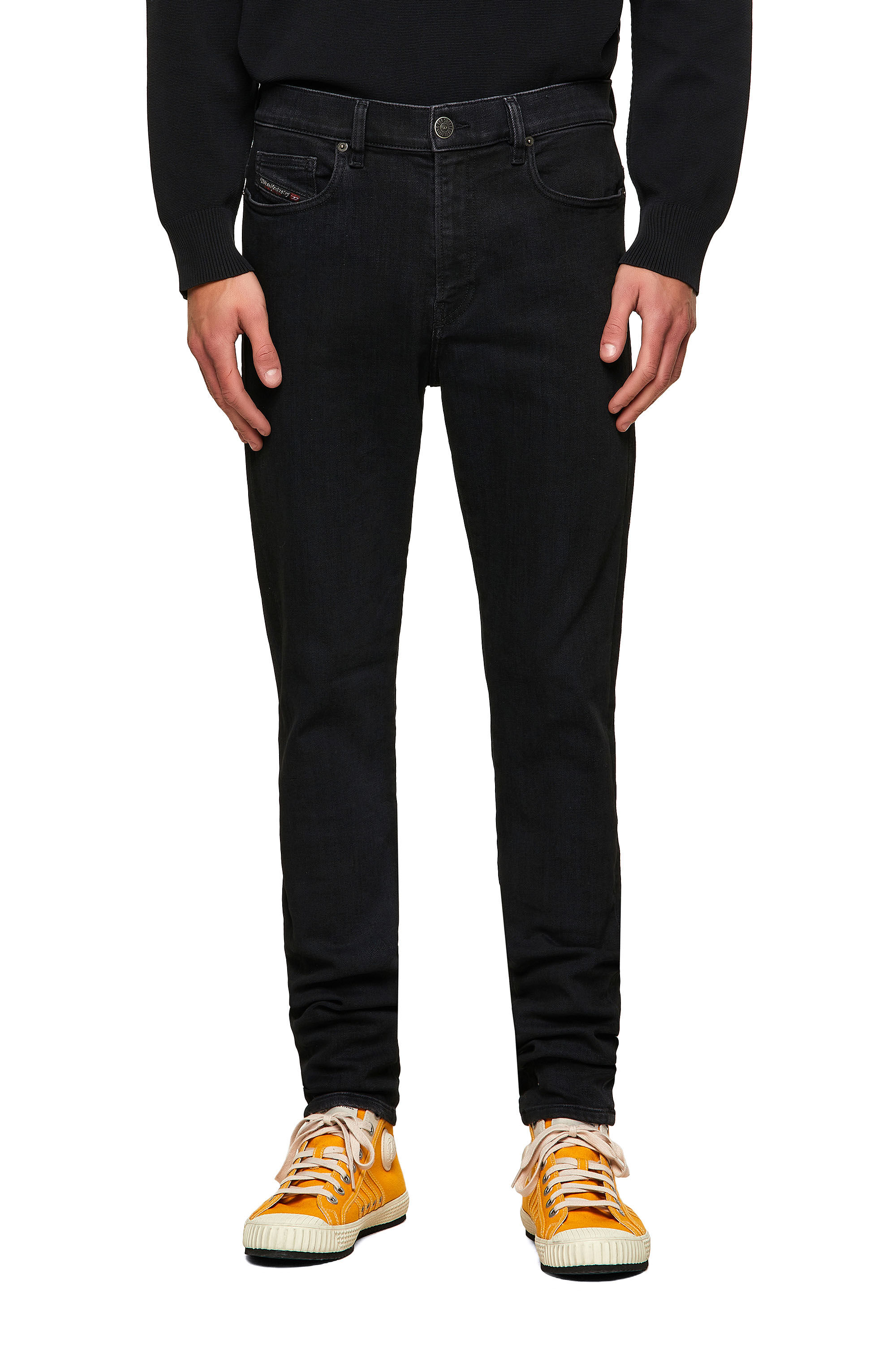 Diesel - D-Amny Z9A37 Skinny Jeans, Negro/Gris oscuro - Image 3