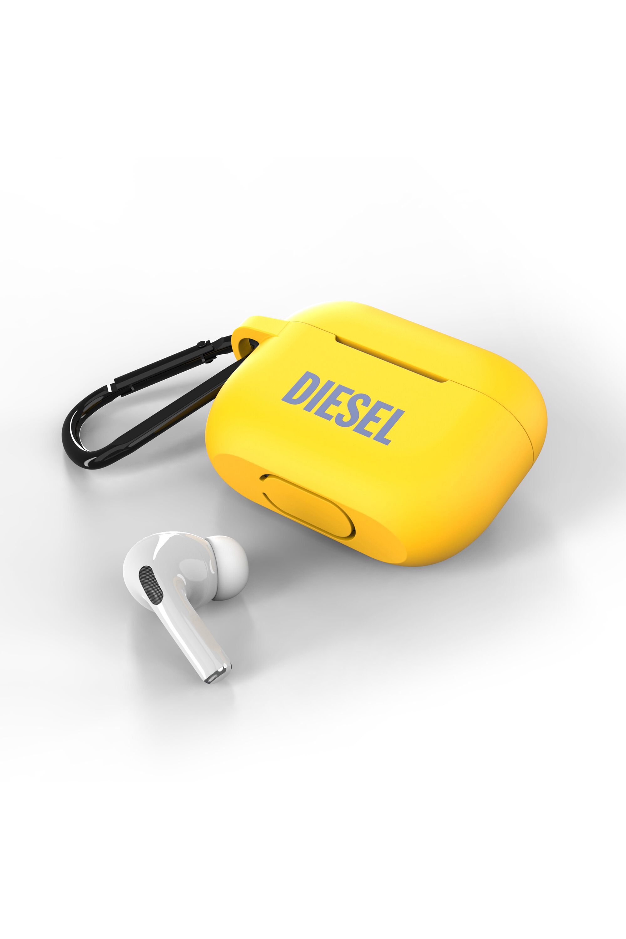 Diesel - 48322 AIRPOD CASE, Funda de silicona para AirPods Pro Unisex in Amarillo - 4