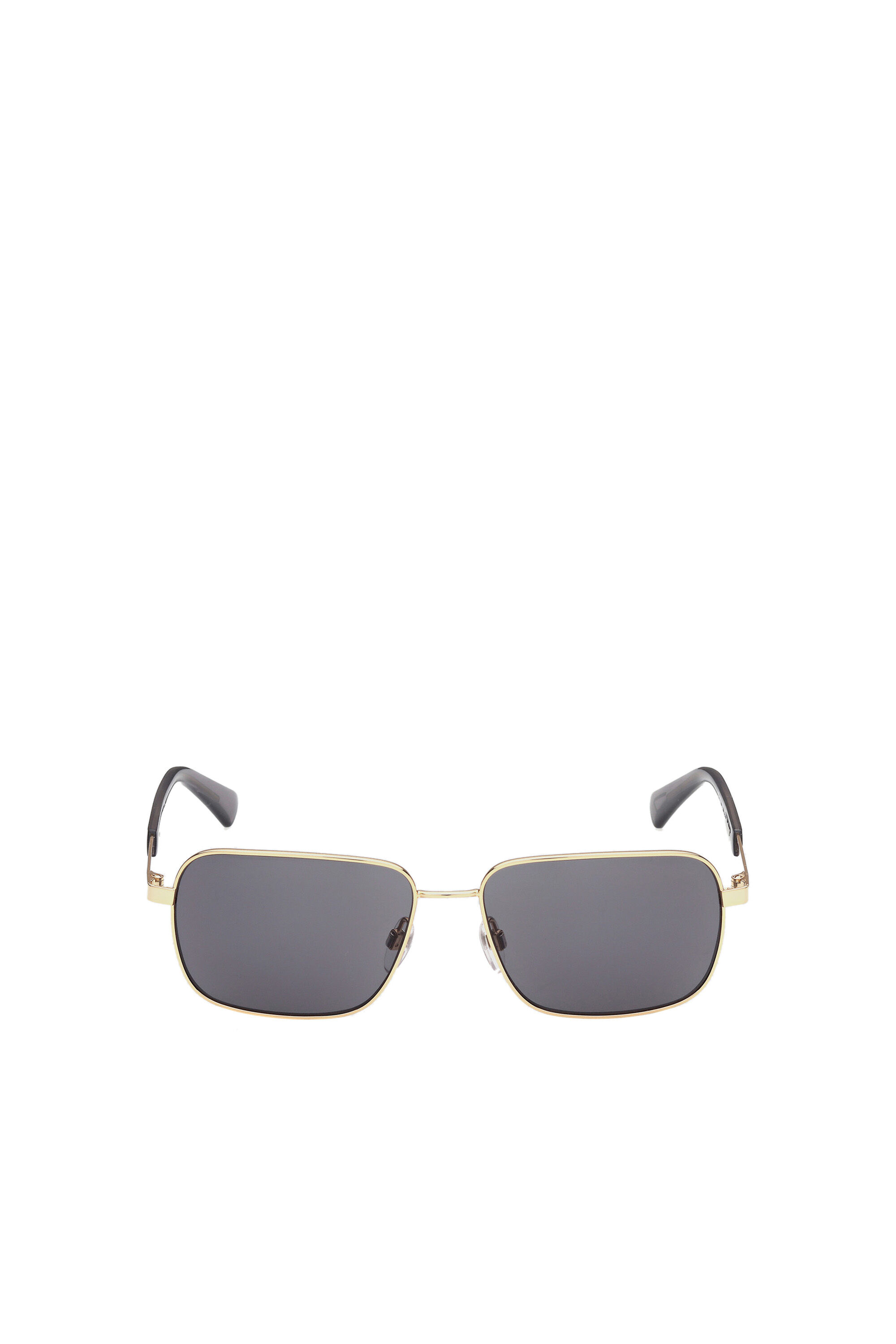Diesel - DL0354, Gafas de sol rectangulares de metal Hombre in Negro - 1