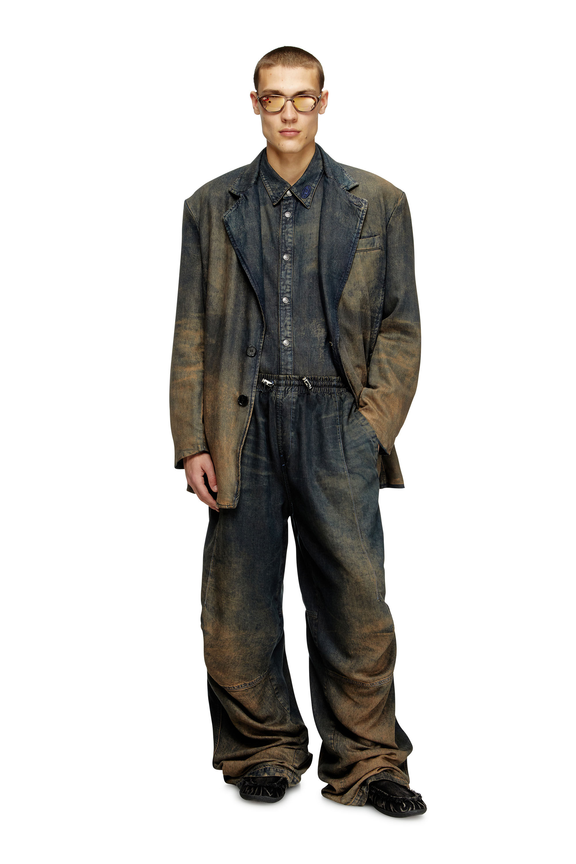 【DIESEL】Relaxed Jeans D-Pari 068tc デニム ダークブルー Men's Relaxed Jeans | Dark Blue | Diesel D-Pari