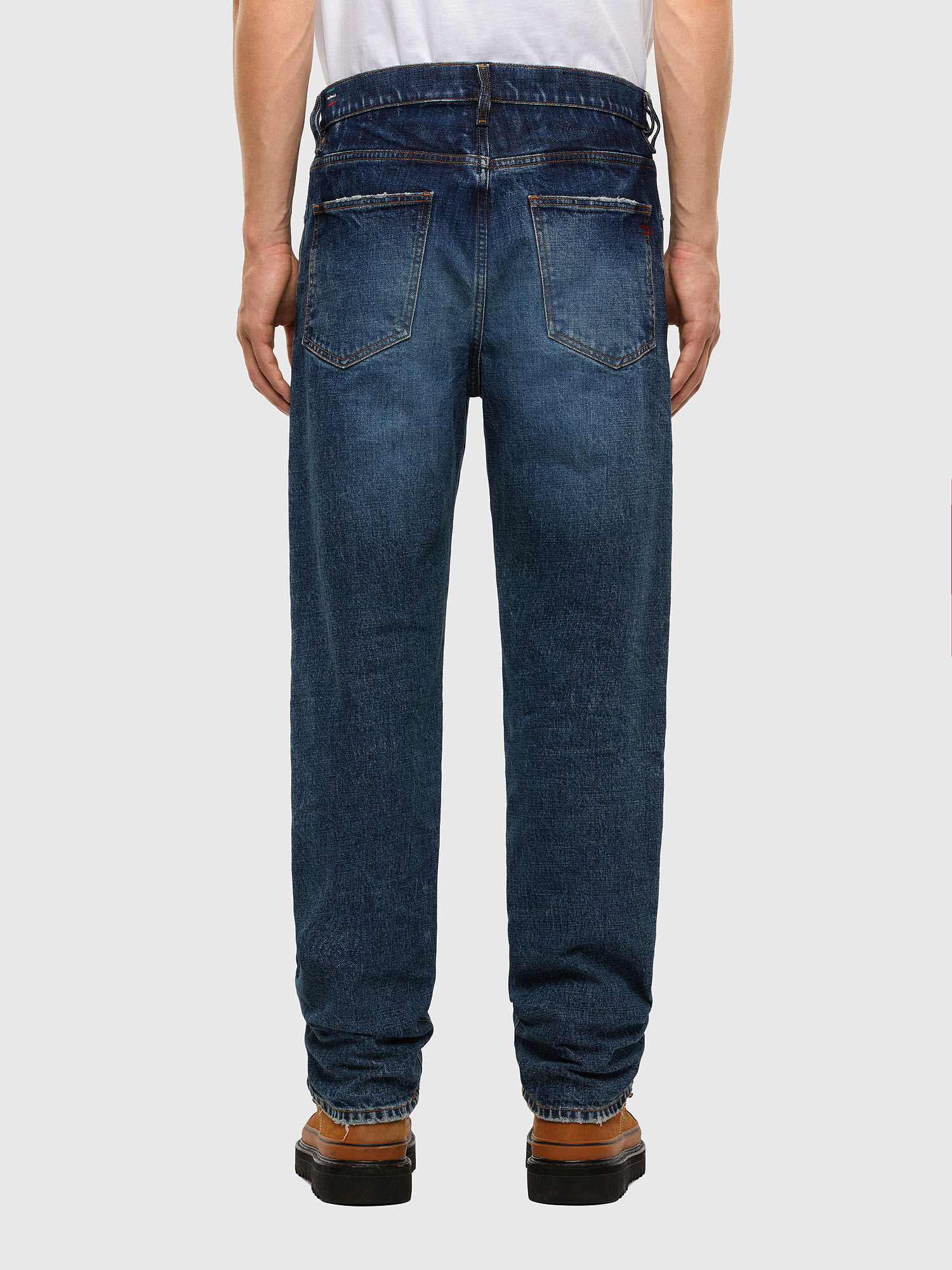D-Macs Straight Jeans 0079P: Dark blue, Stretch| Diesel
