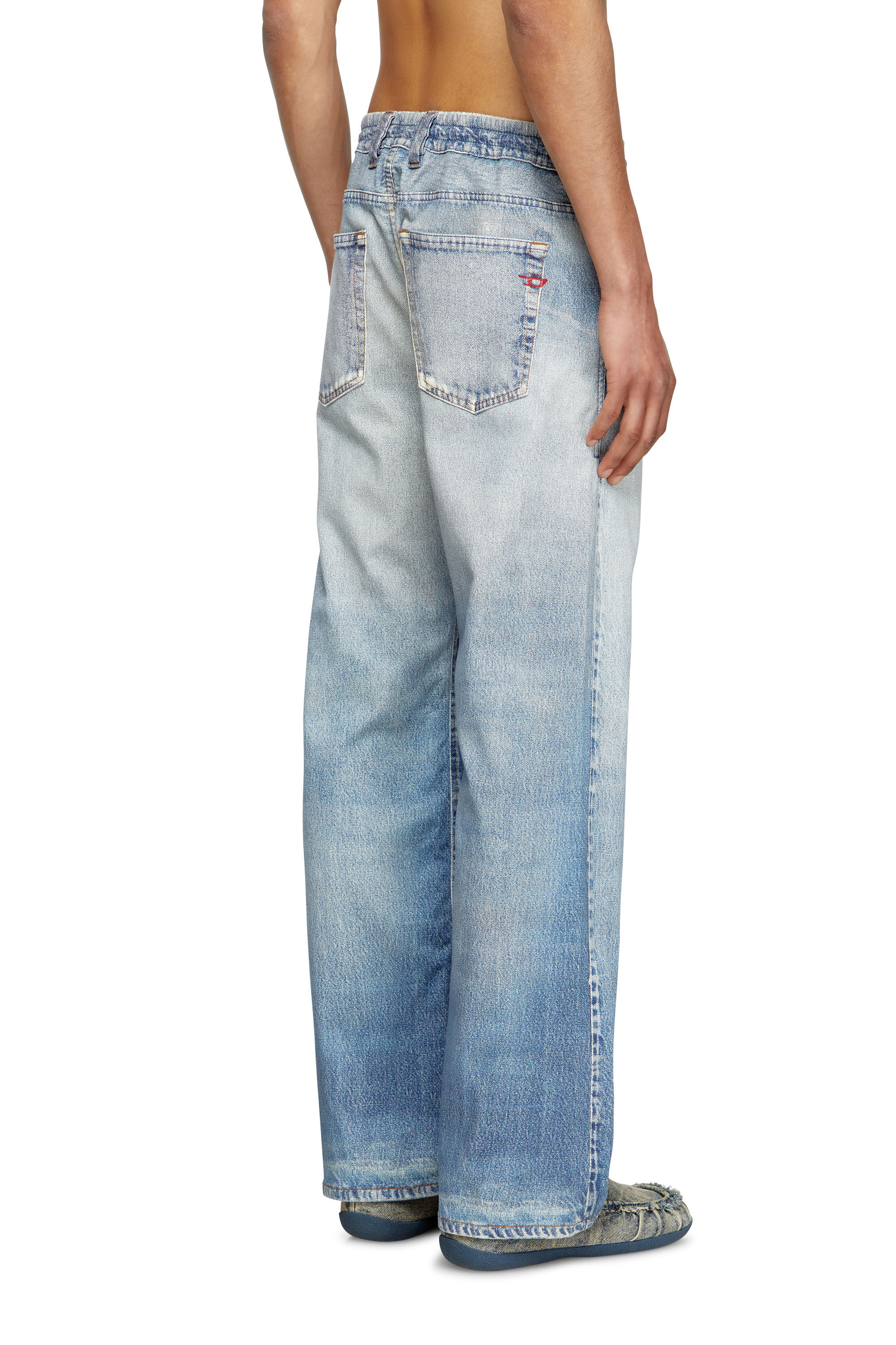 Diesel - Relaxed 2080 D-Reel Joggjeans® 068RX Hombre, Azul Claro - 4