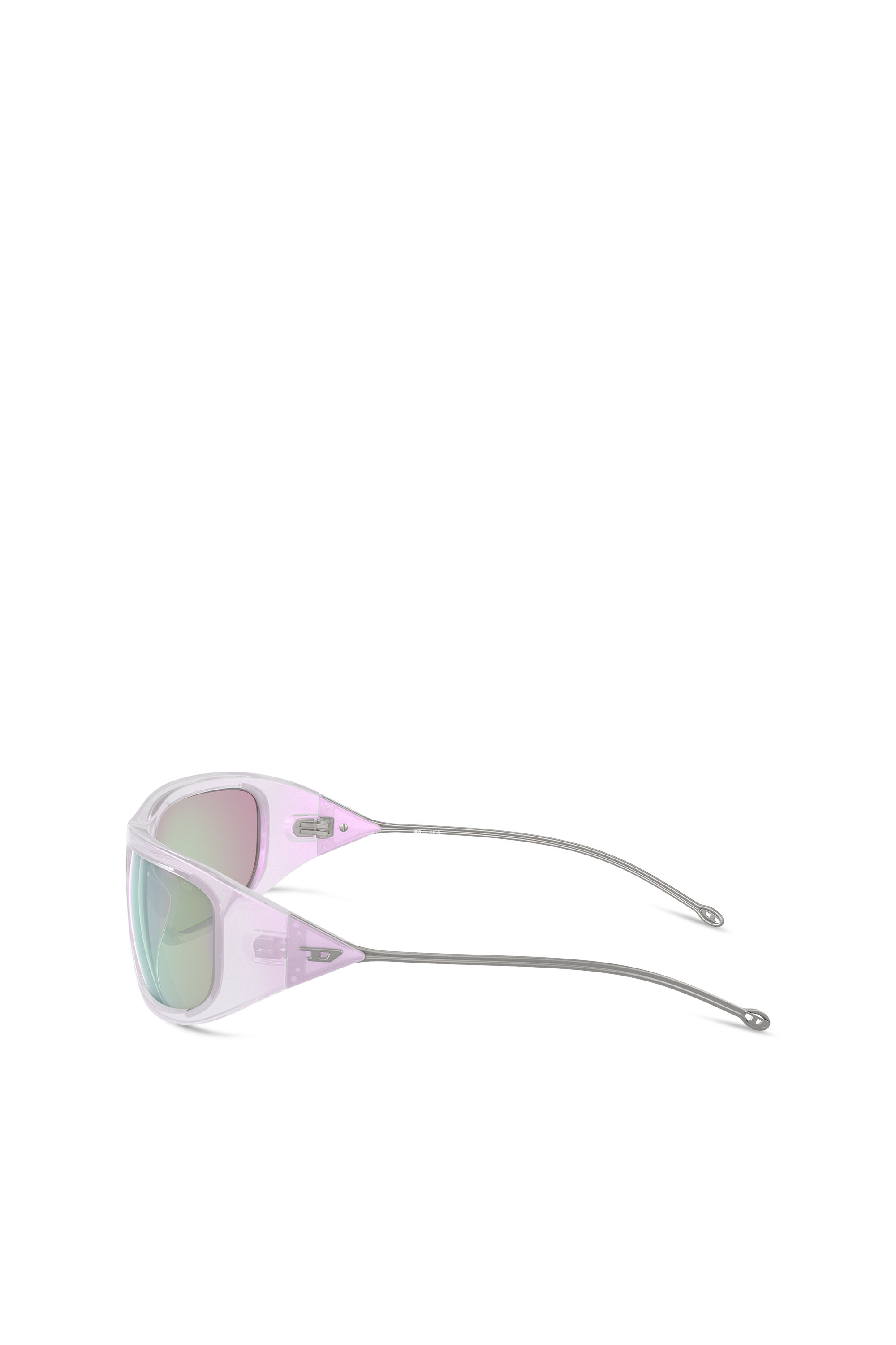 Women's Wraparound style sunglasses | White | Diesel