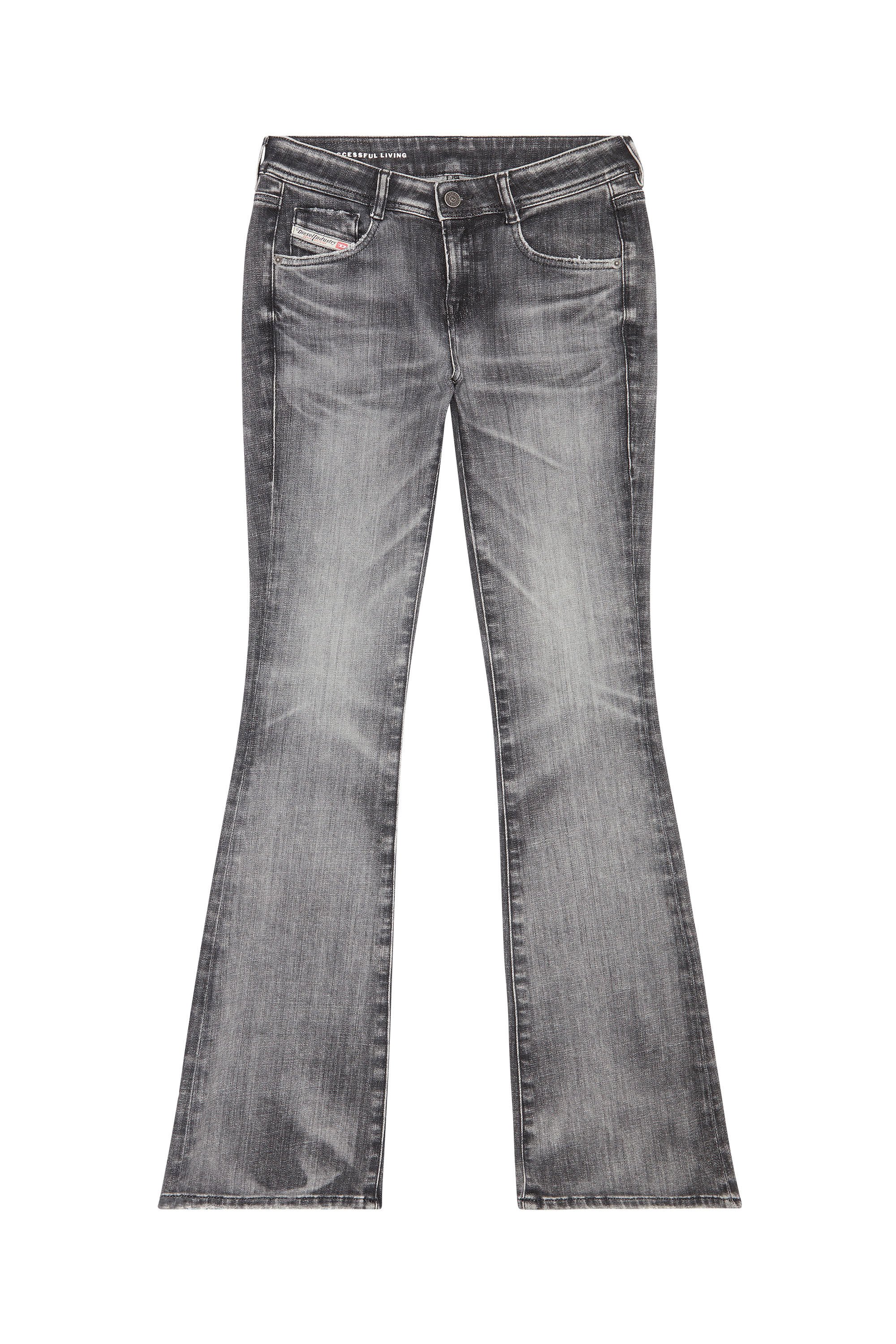 Diesel - Bootcut and Flare Jeans 1969 D-Ebbey 09G38, Negro/Gris oscuro - Image 2