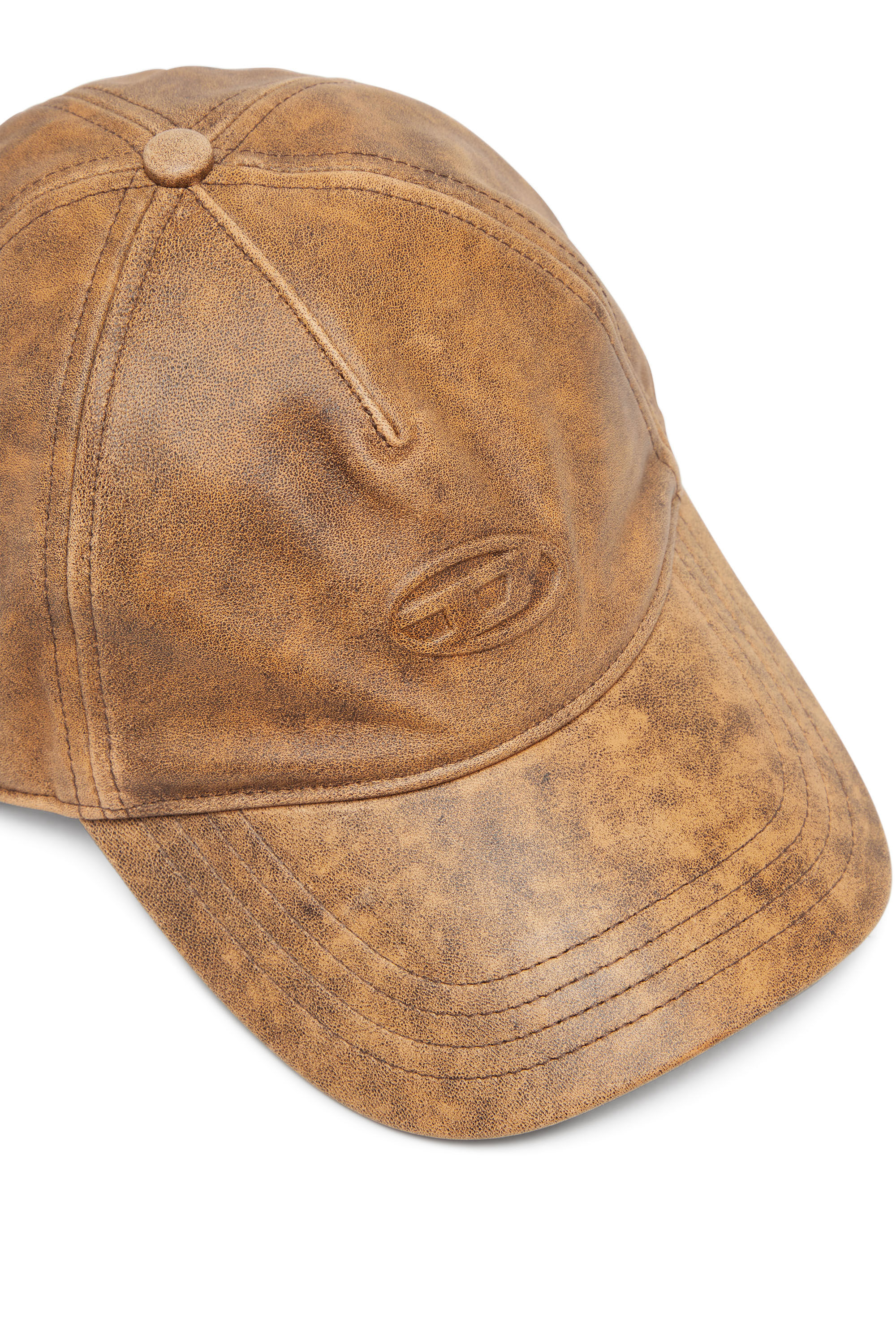 新着商品 Men's Baseball C-BAR Diesel | leather treated in cap 帽子