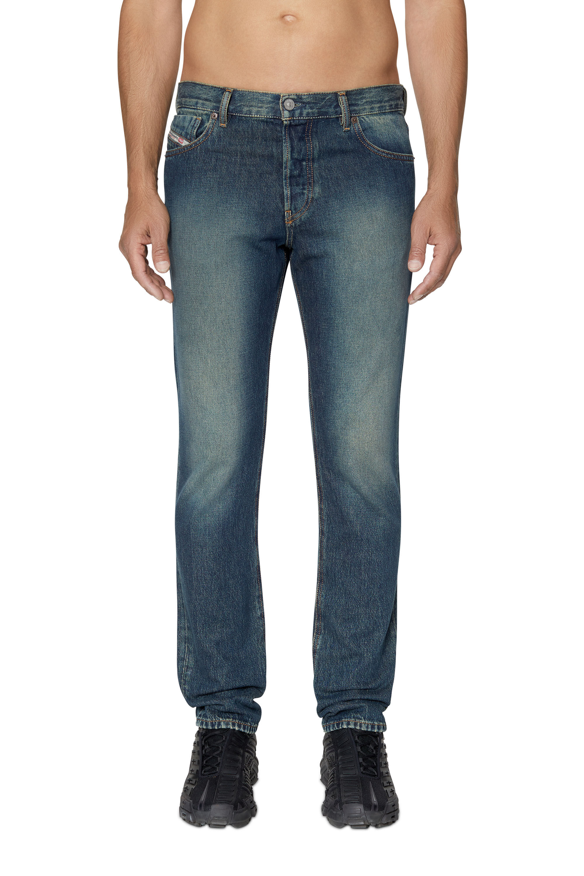 Diesel - 1995 D-Sark 09C04 Straight Jeans, Dark Blue - Image 3