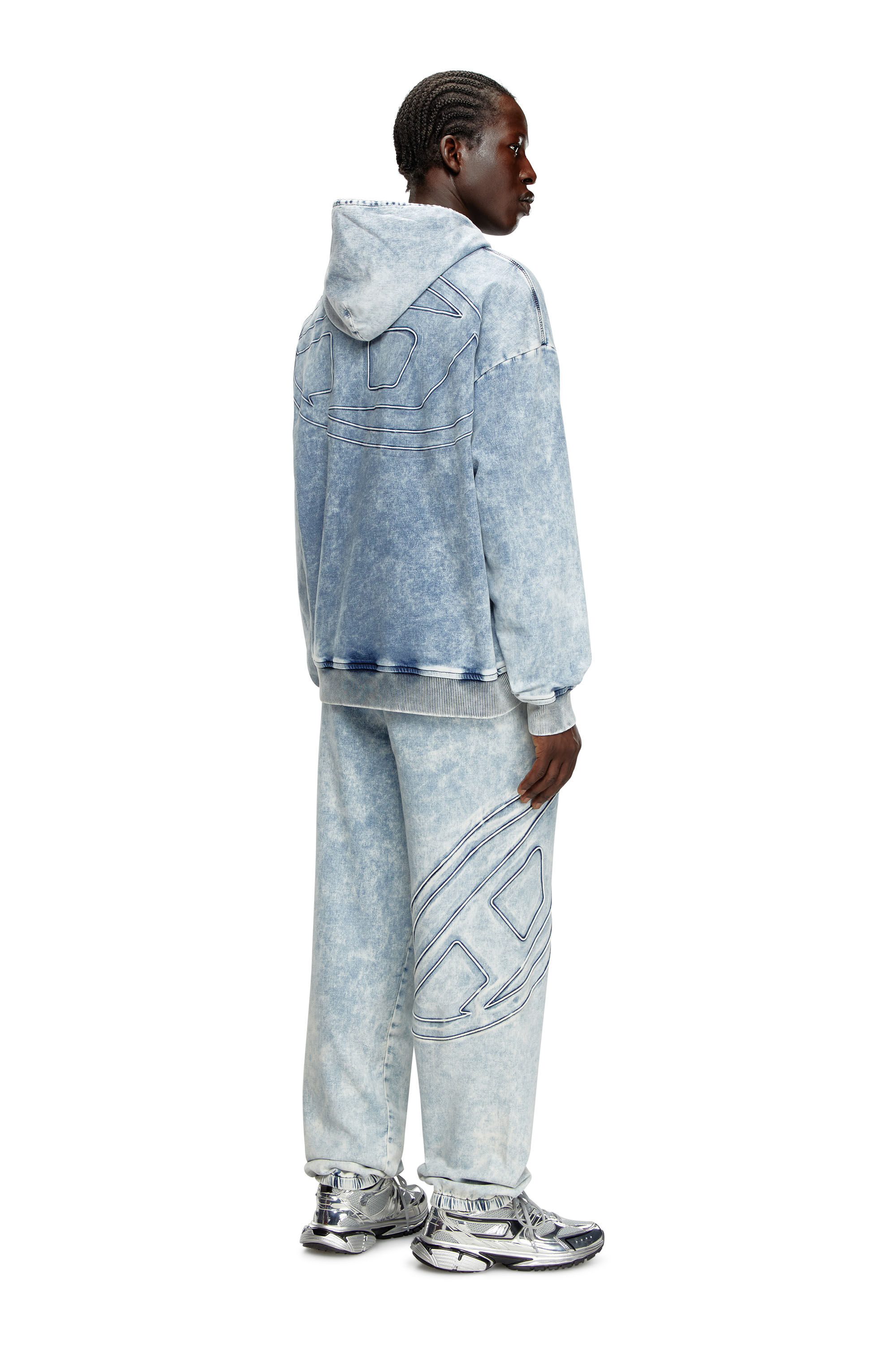 Denim blue sweatshirt shop