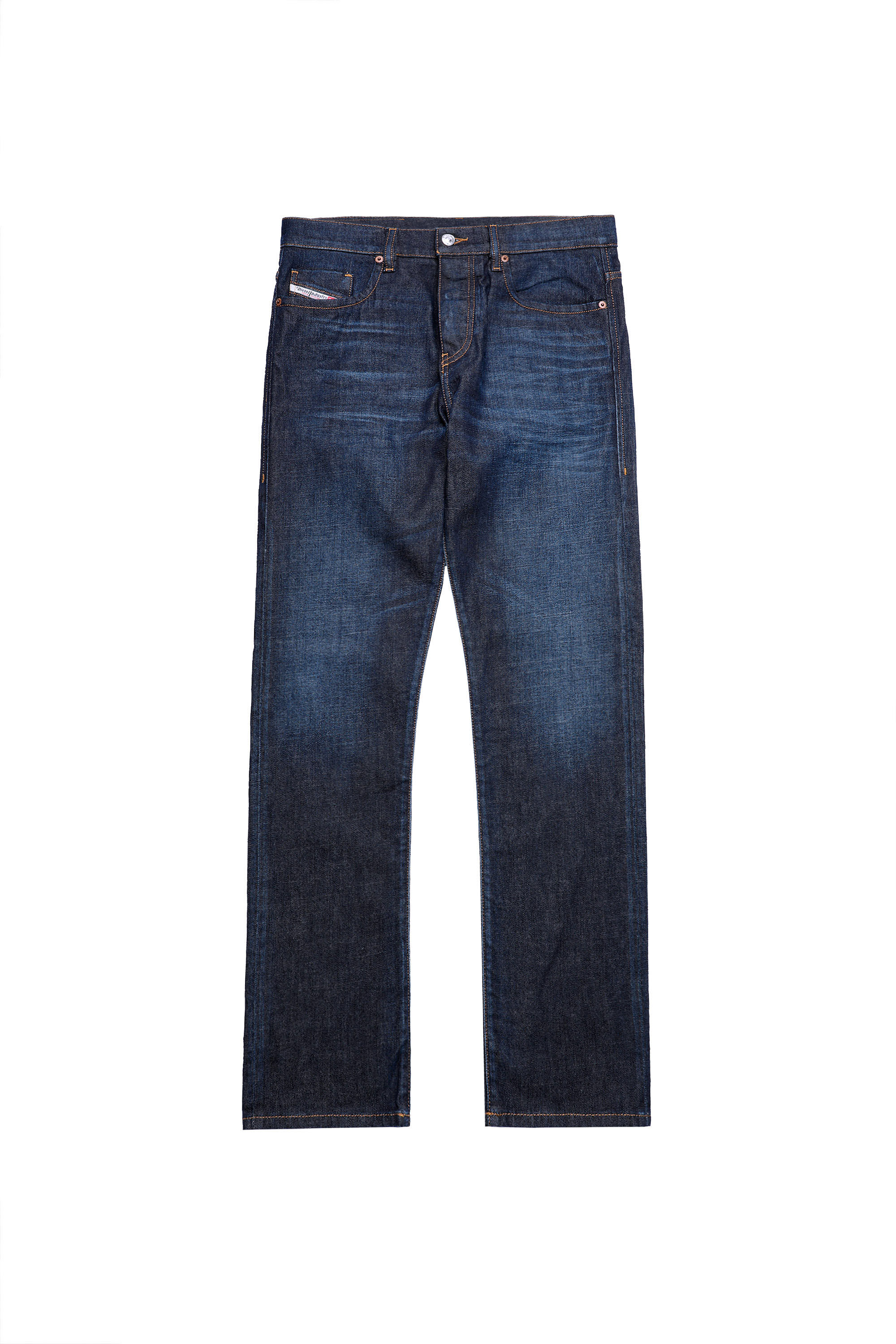 Diesel - D-Viker Straight Jeans 09A12, Dark Blue - Image 2