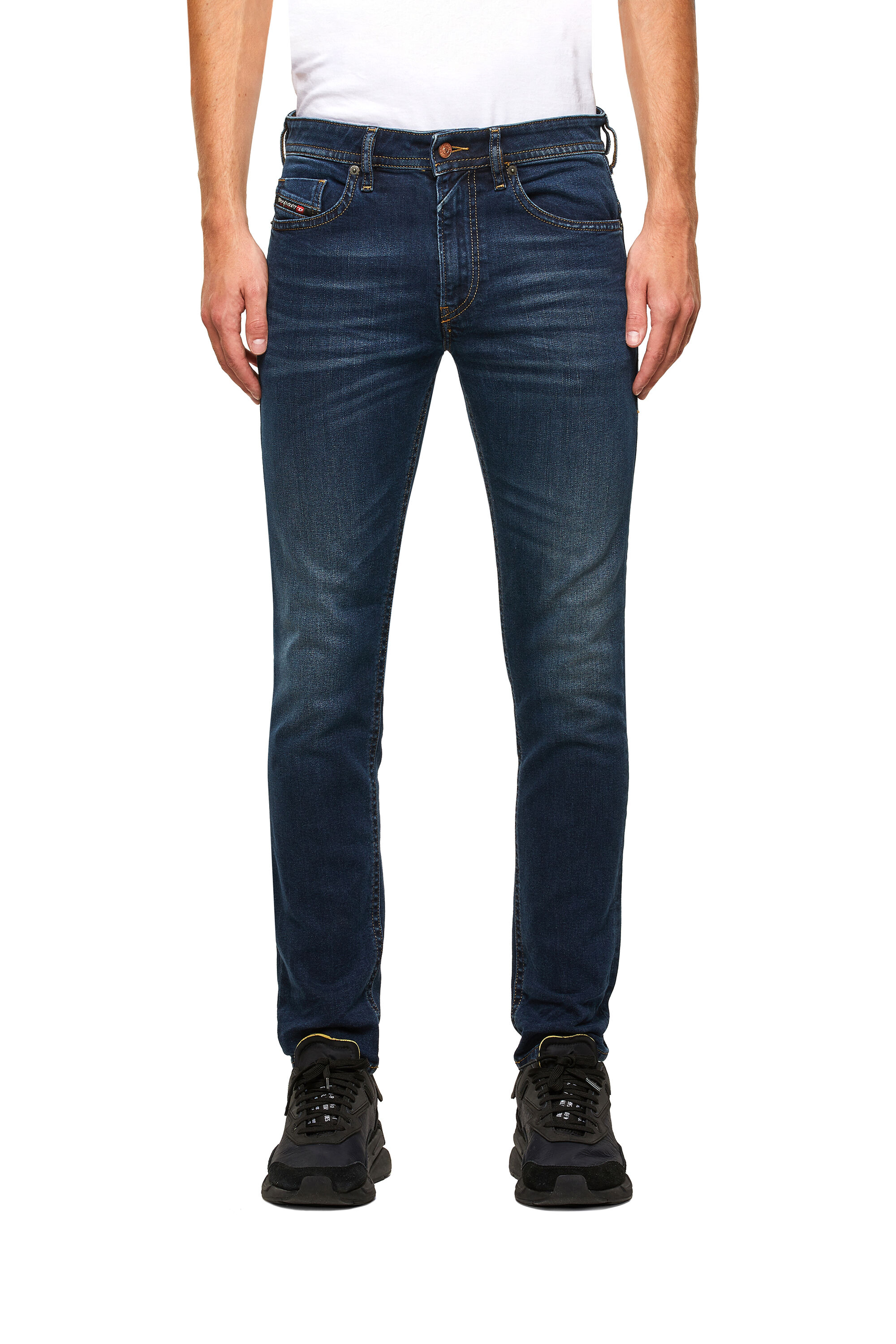 Diesel - Thommer 009MA Slim Jeans, Azul Oscuro - Image 2