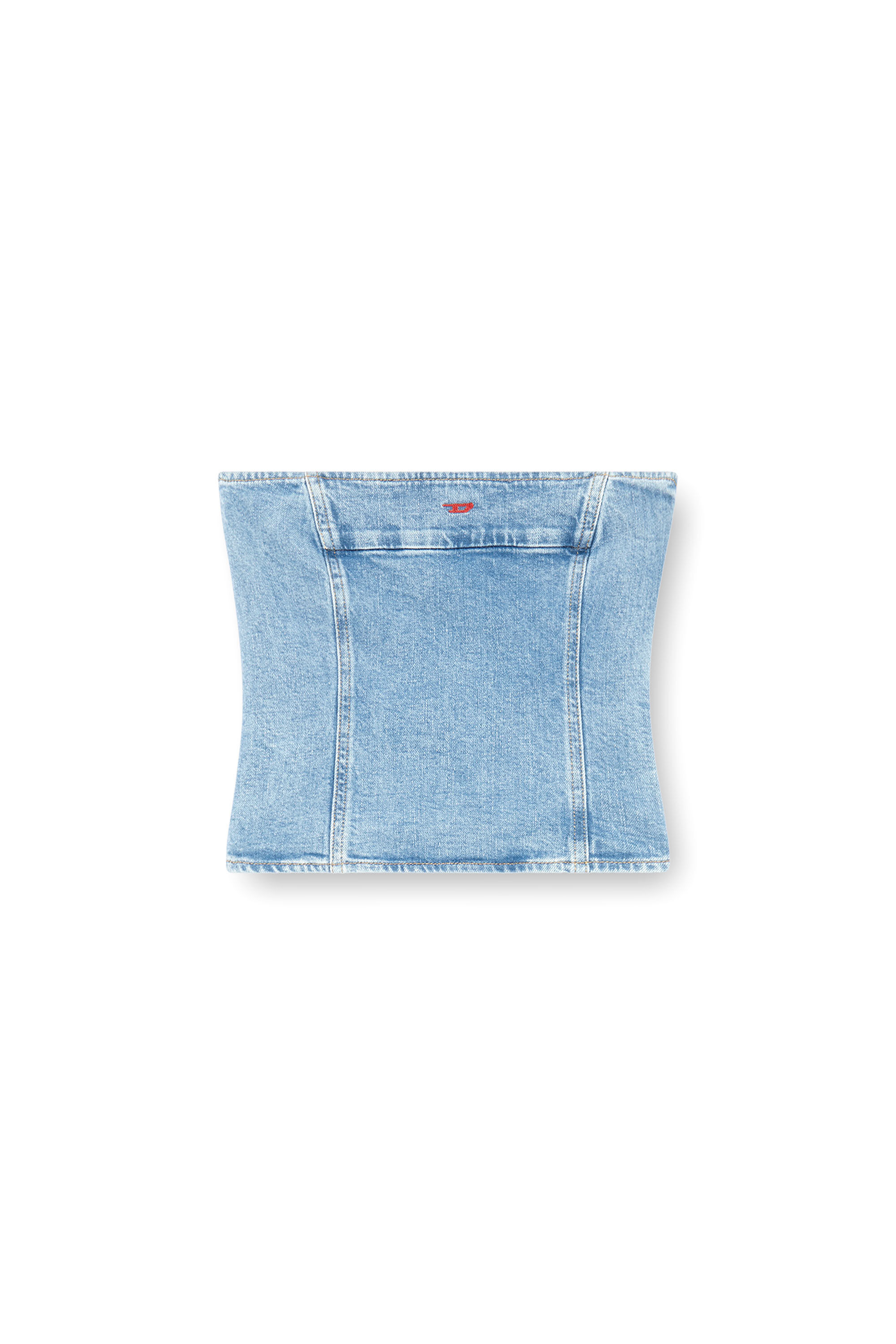 Shirred Denim Wide Leg Jumpsuit – Ashley Stewart
