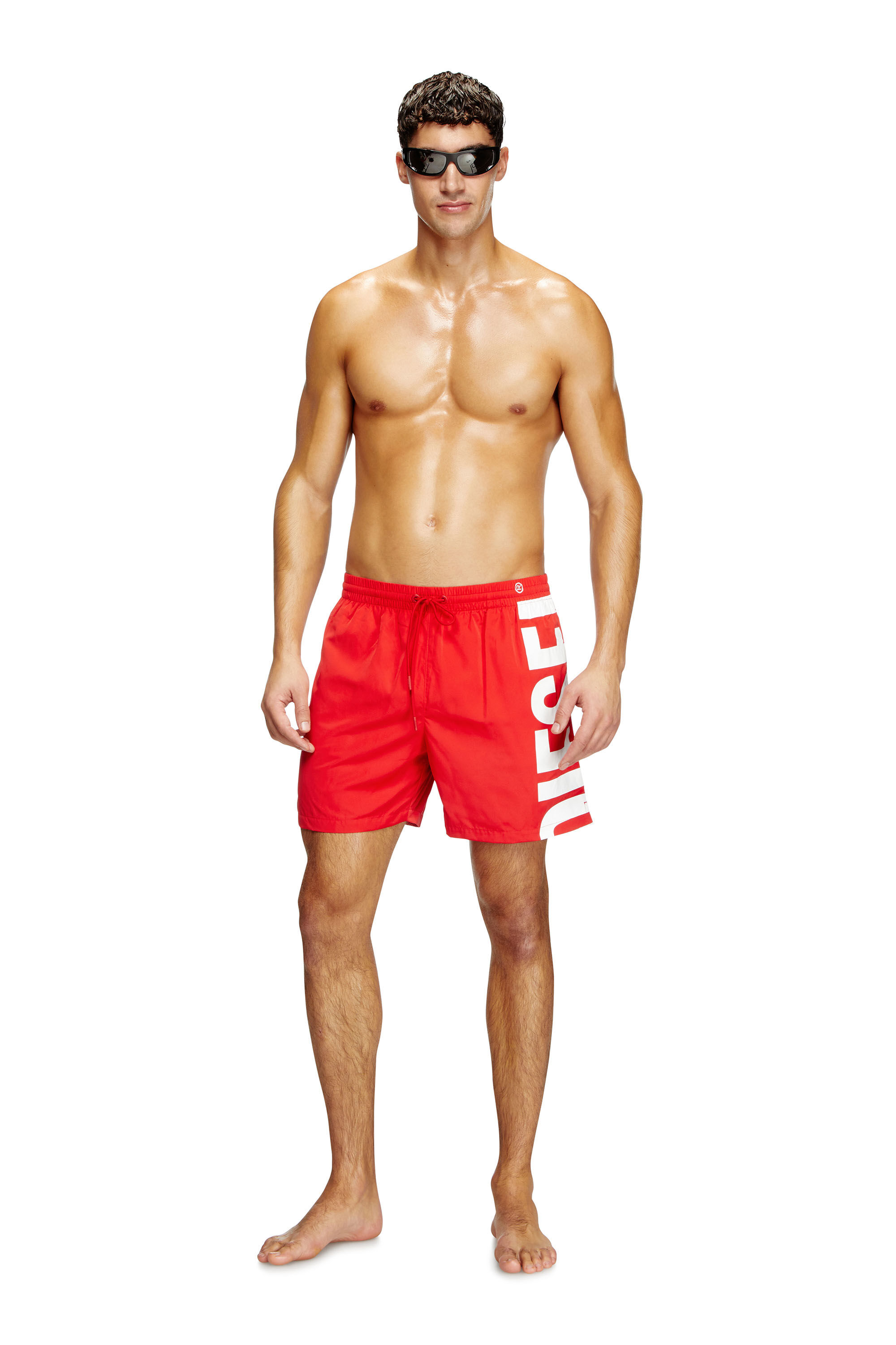 水着 Diesel Rio-41-Utlt Boxer Swimsuit Men's Mid-length swim shorts in camo ripstop | Brown | Diesel