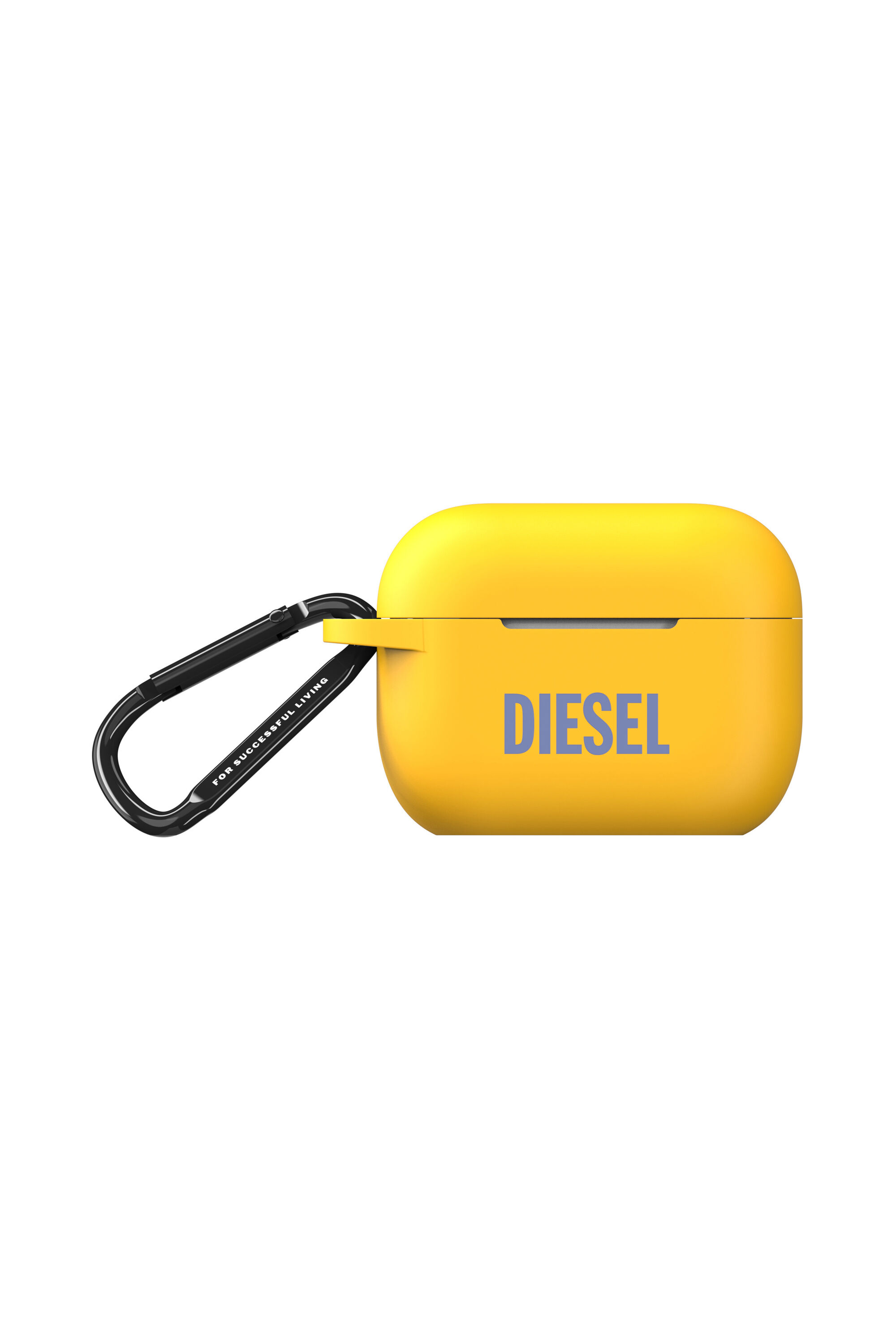 Diesel - 48322 AIRPOD CASE, Funda de silicona para AirPods Pro Unisex in Amarillo - 1