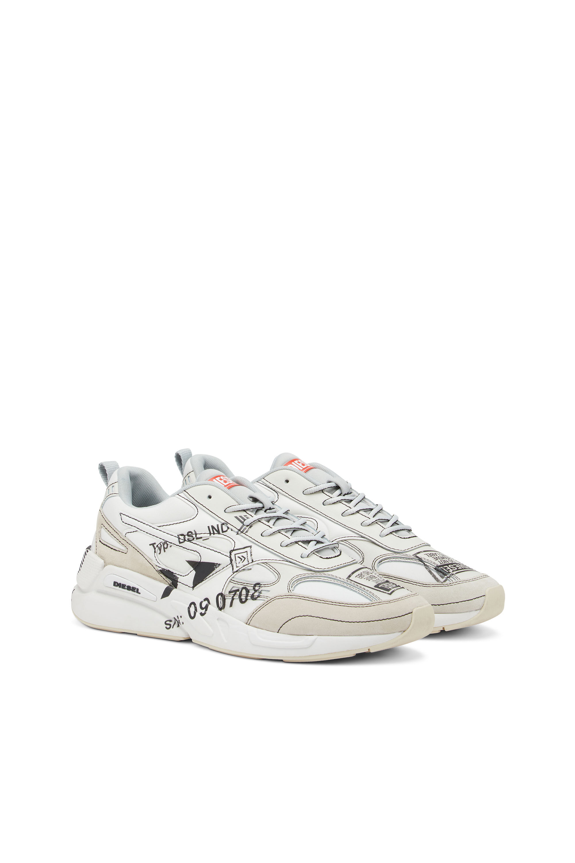 限定セールをすべて S-SERENDIPITY SPORT Man: Sneakers with graphic logo prints 青年漫画