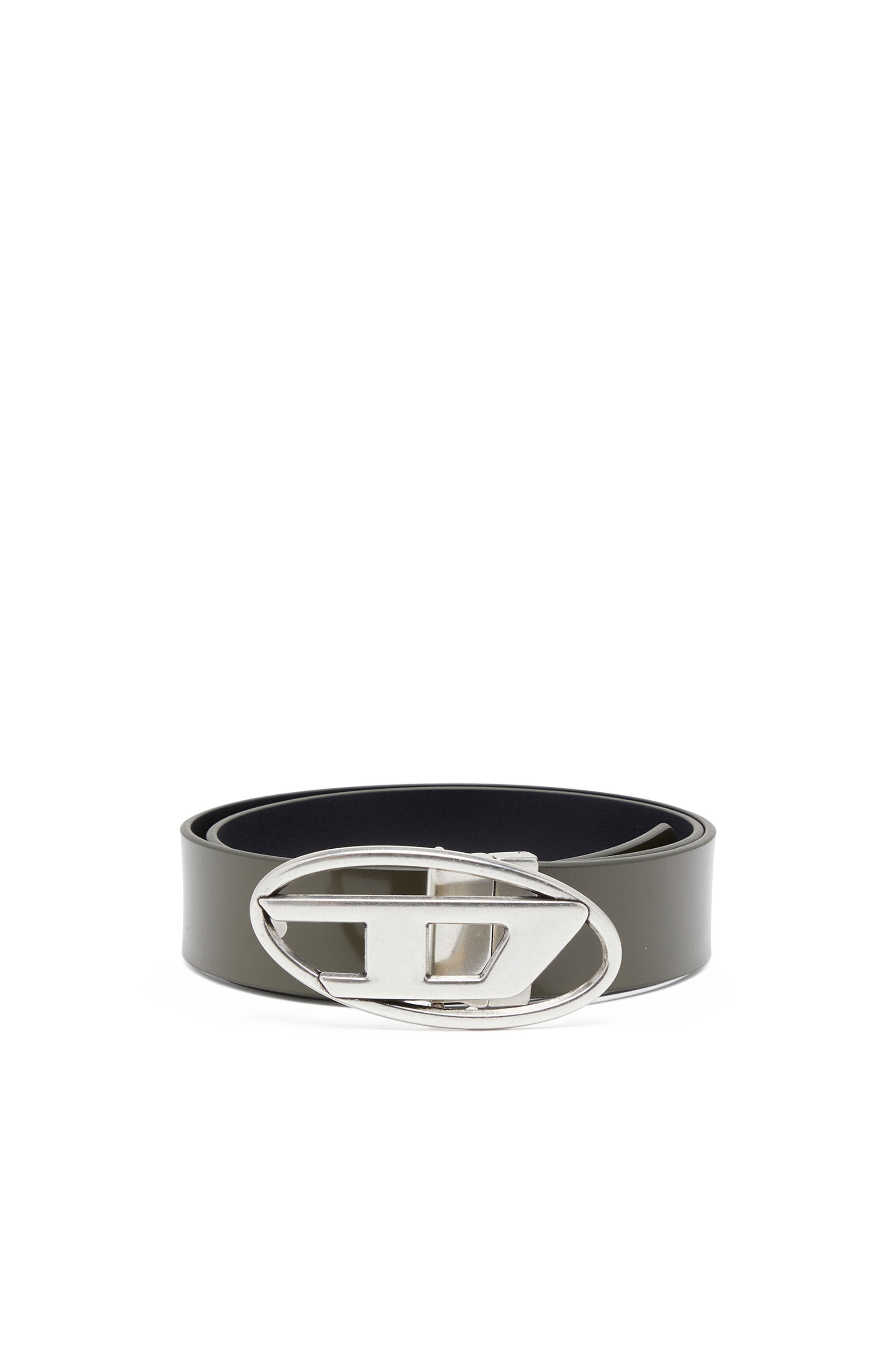 Men's Reversible belt in matte and shiny leather | Diesel