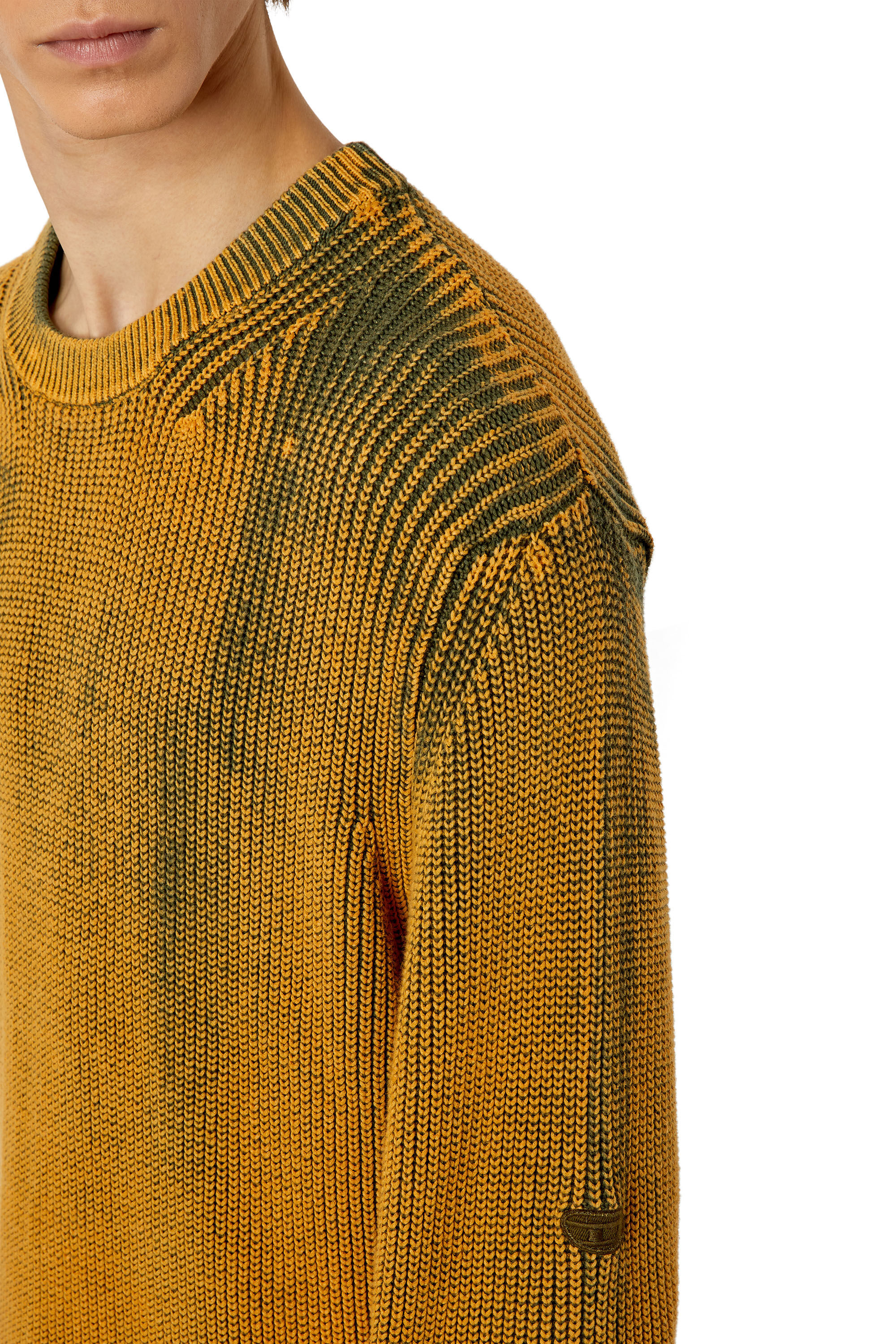 K-ELESTO Man: Ribbed jumper with colour fading | Diesel