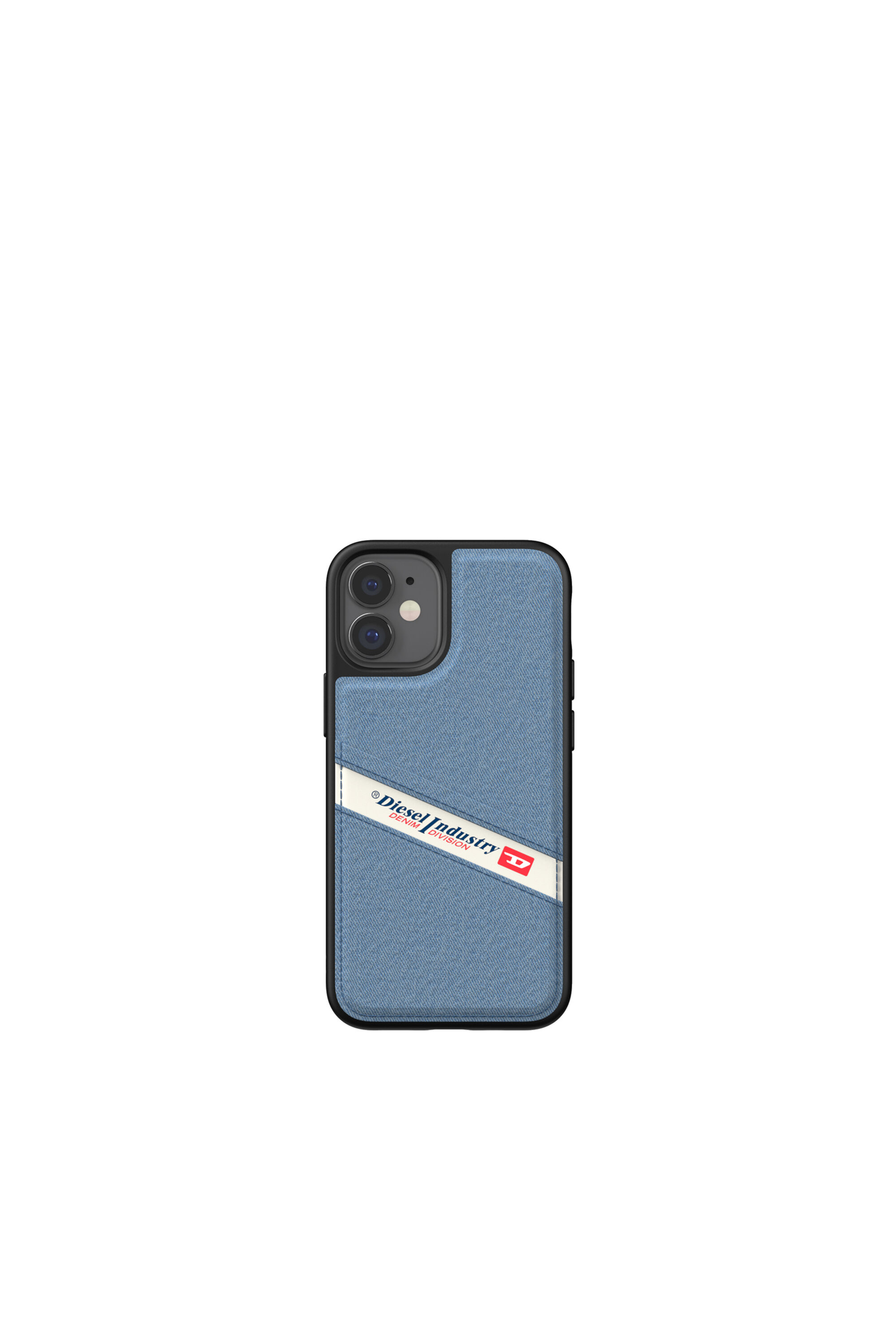 Diesel - 42545 STANDARD CASE, Funda moldeada en tejido vaquero por iPhone 12 Mini Unisex in Azul marino - 2