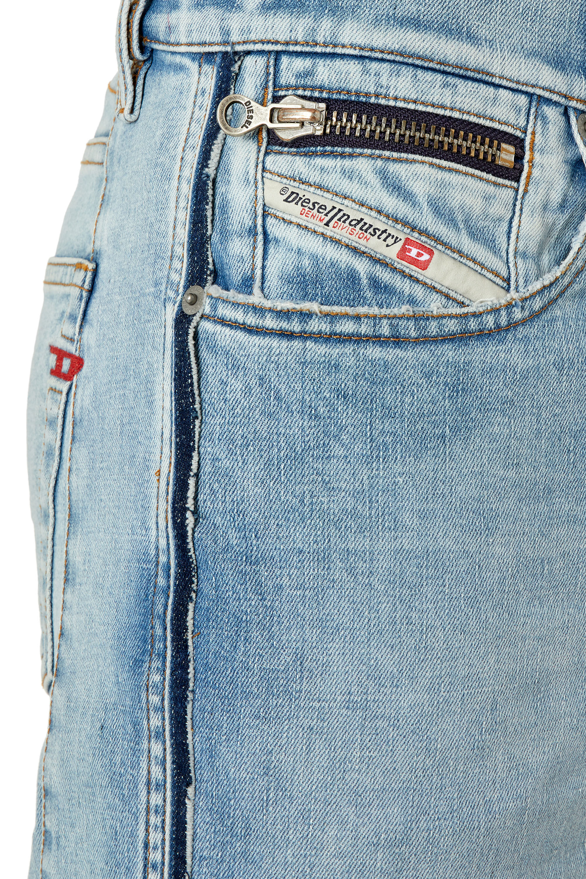 2020 D-VIKER-RE Man: straight Light blue Jeans | Diesel