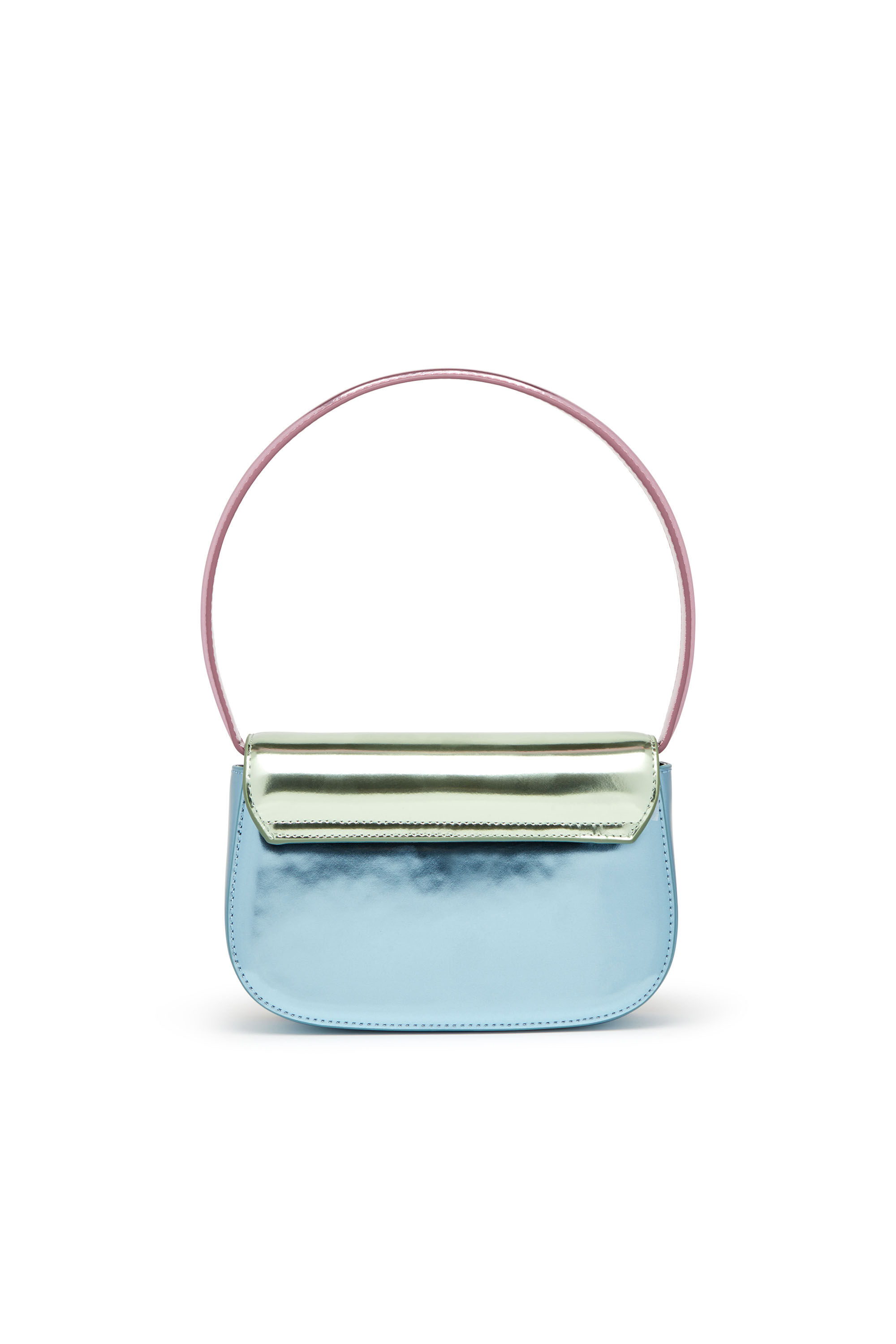 Women's 1DR-Iconic shoulder bag in mirror leather
