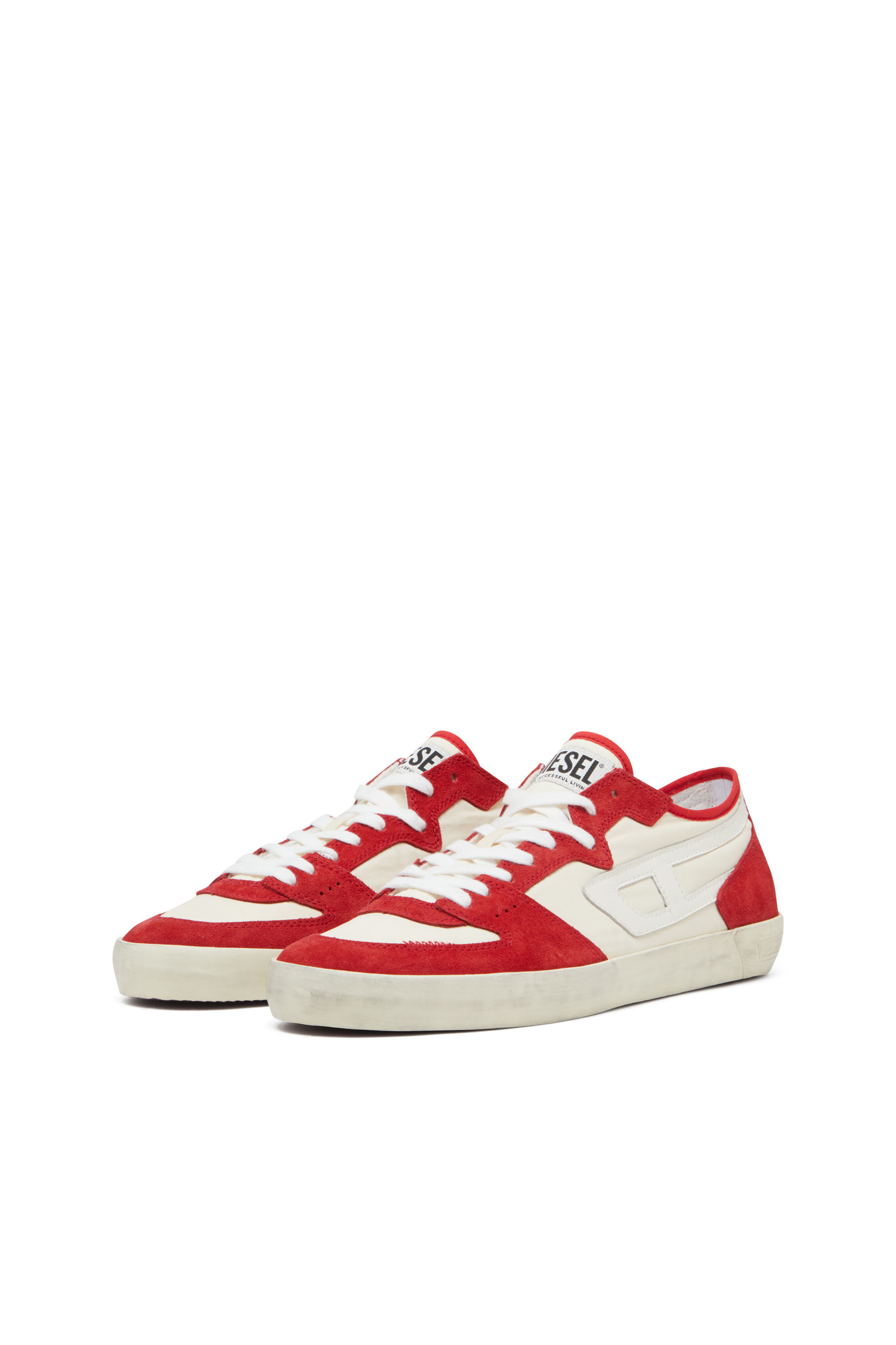 Men's S-Leroji D-Sneakers in padded ripstop and suede