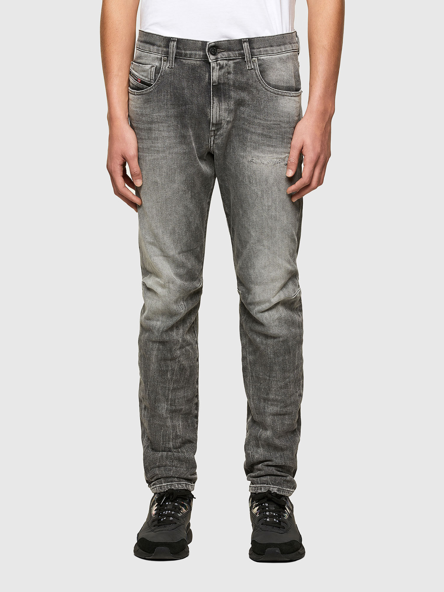 Diesel - D-Strukt Slim Jeans 009MY, Light Grey - Image 2