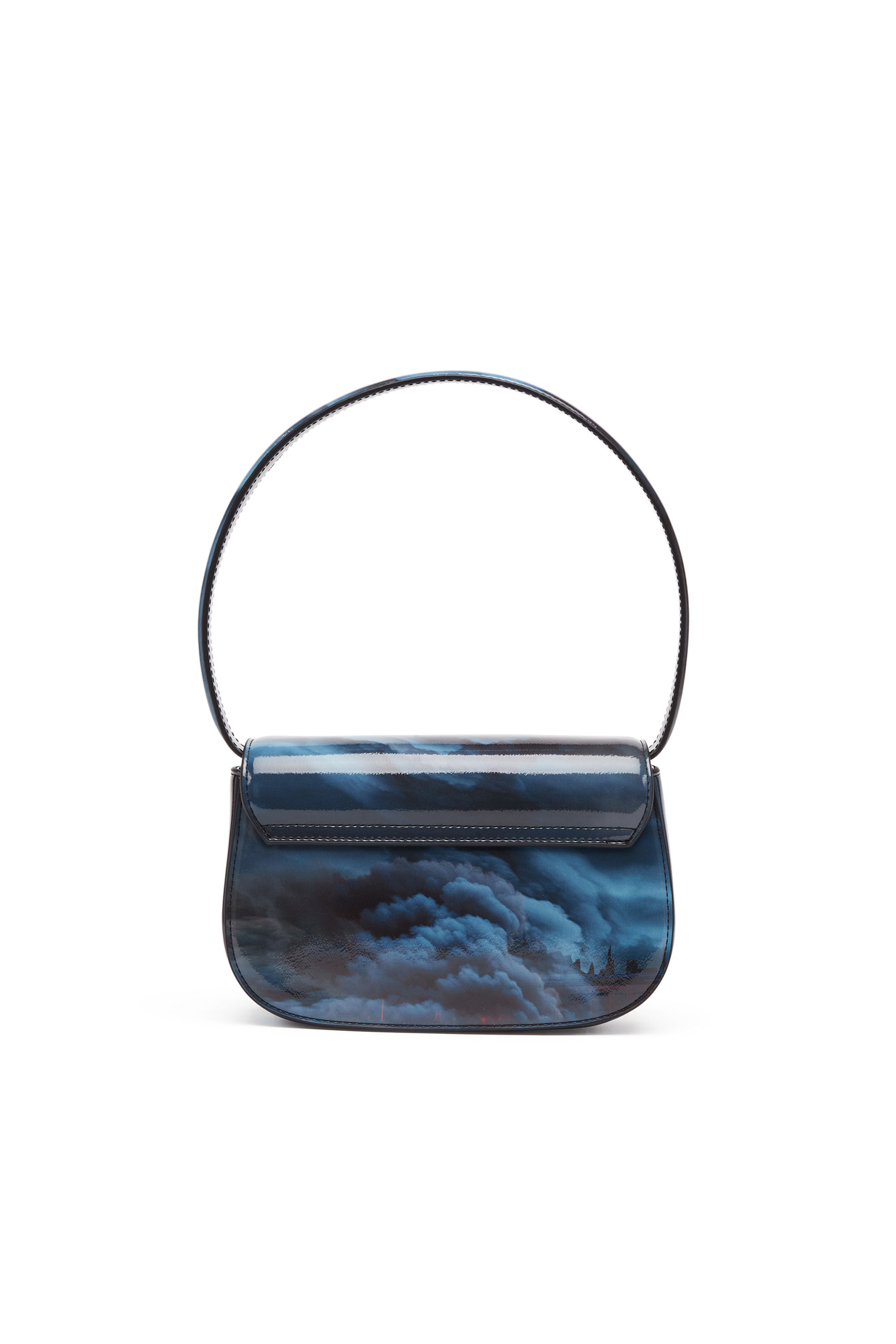 Women's 1DR-Iconic shoulder bag with fire print | Multicolor | Diesel