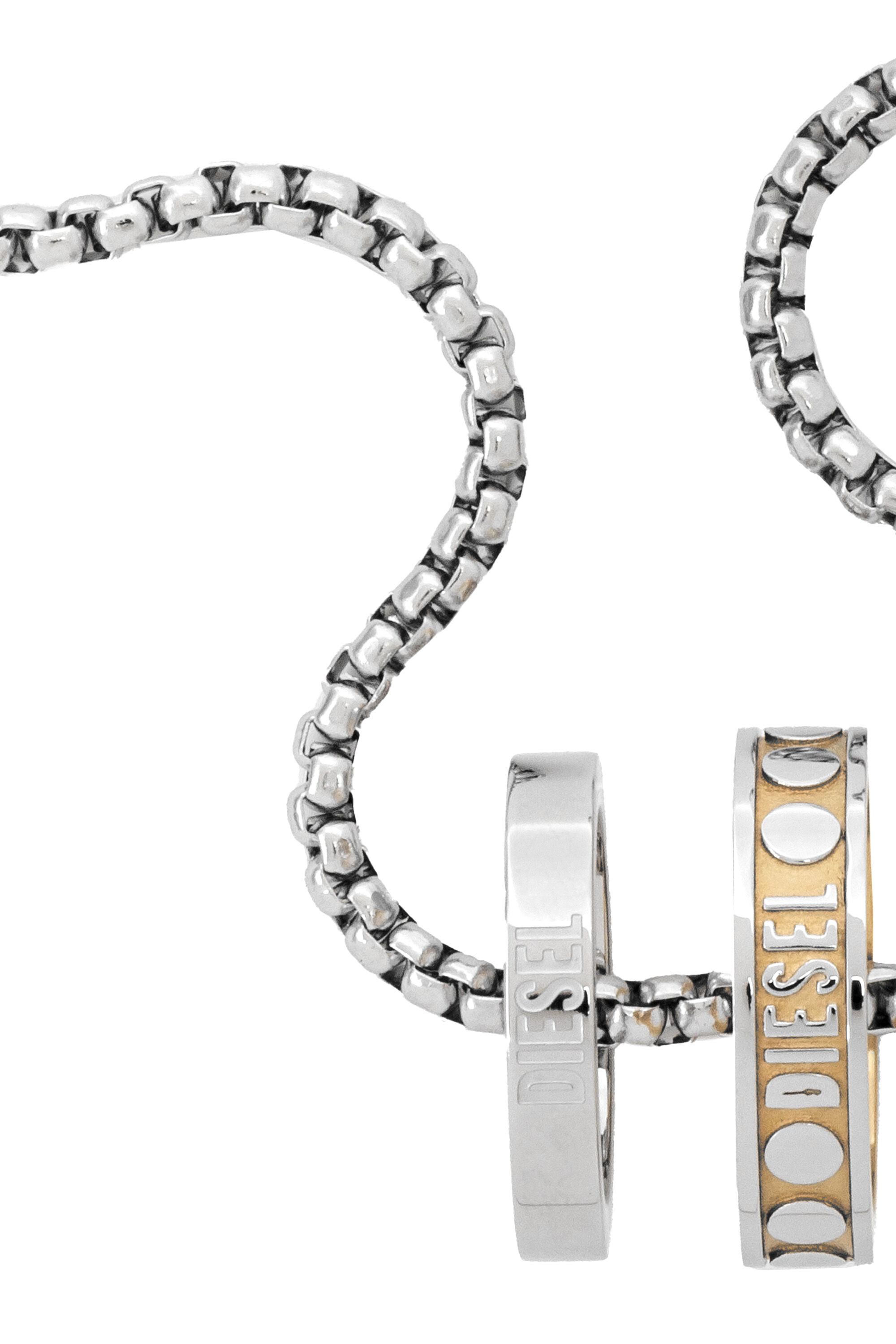 DX1233 Man: Two-Tone Stainless Steel Necklace | Diesel