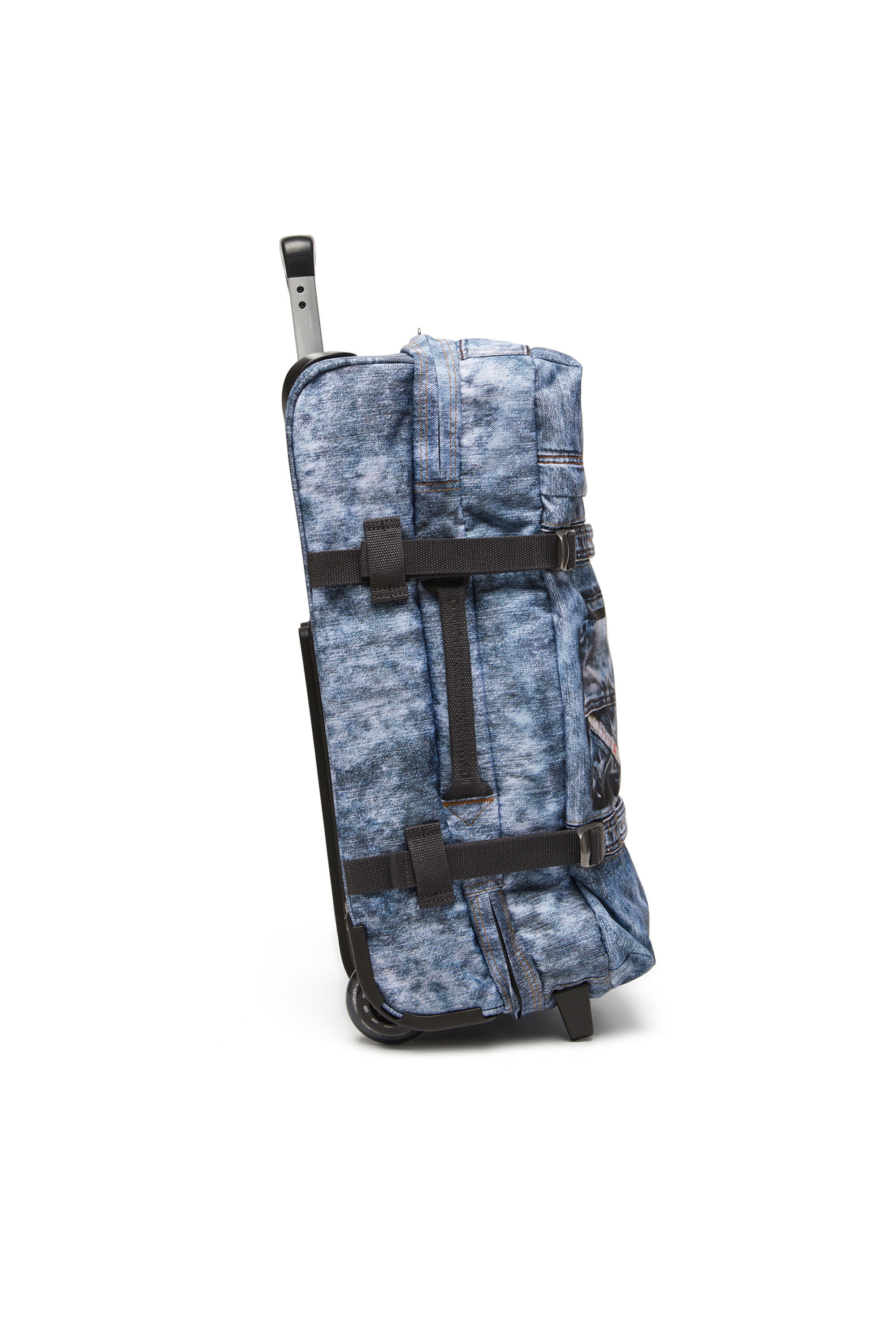 Diesel - DIESEL TRANSIT'R S, Maleta de cabina en denim trampantojo Unisex in Azul marino - 3