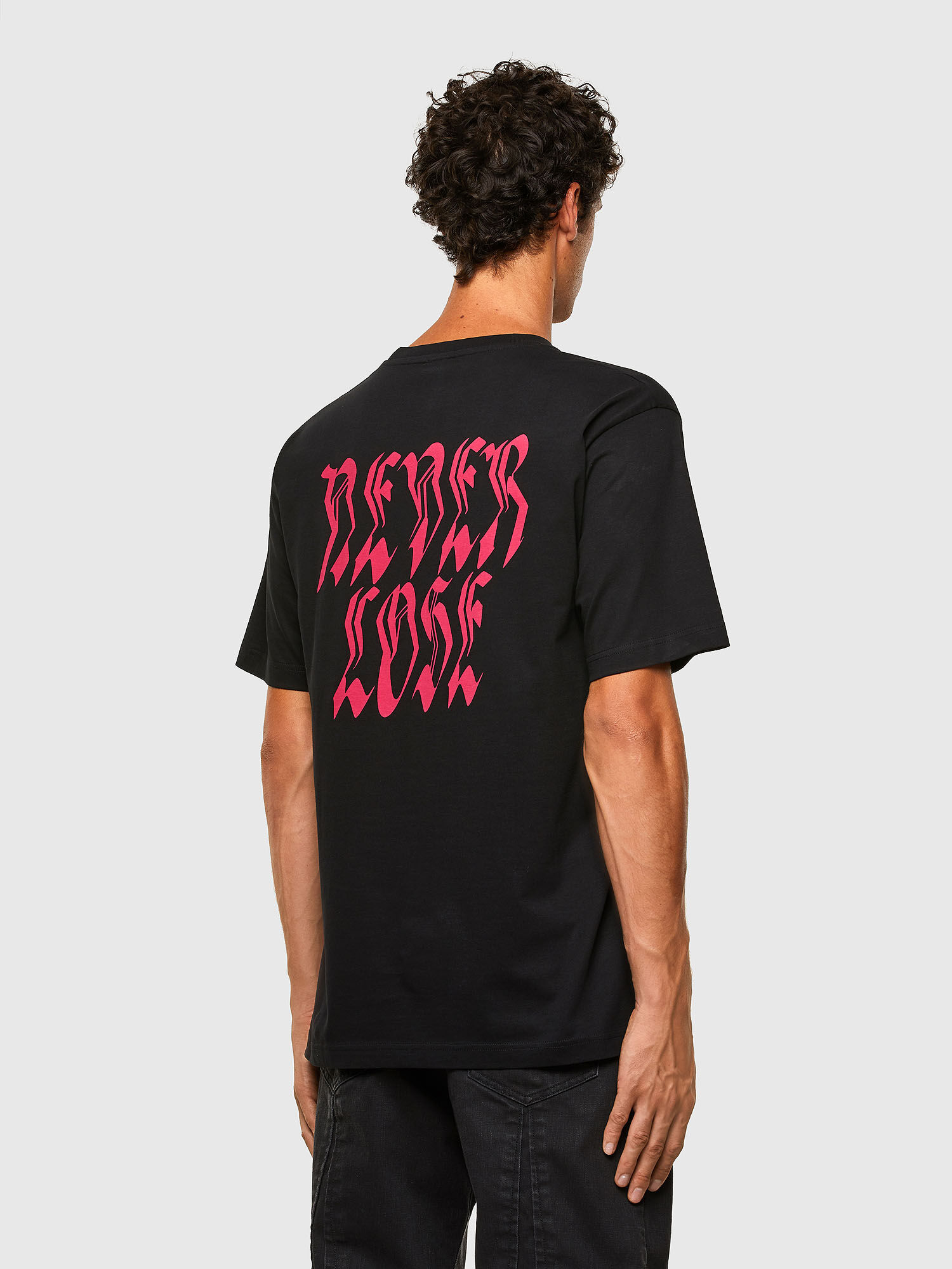T TUBOLAR N3 Man Seamless T shirt with contrast print Diesel