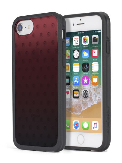 MOHICAN HEAD DOTS RED IPHONE X CASE, Red Diesel - MOHICAN HEAD DOTS RED IPHONE X CASE, Red - Cases - Image 1