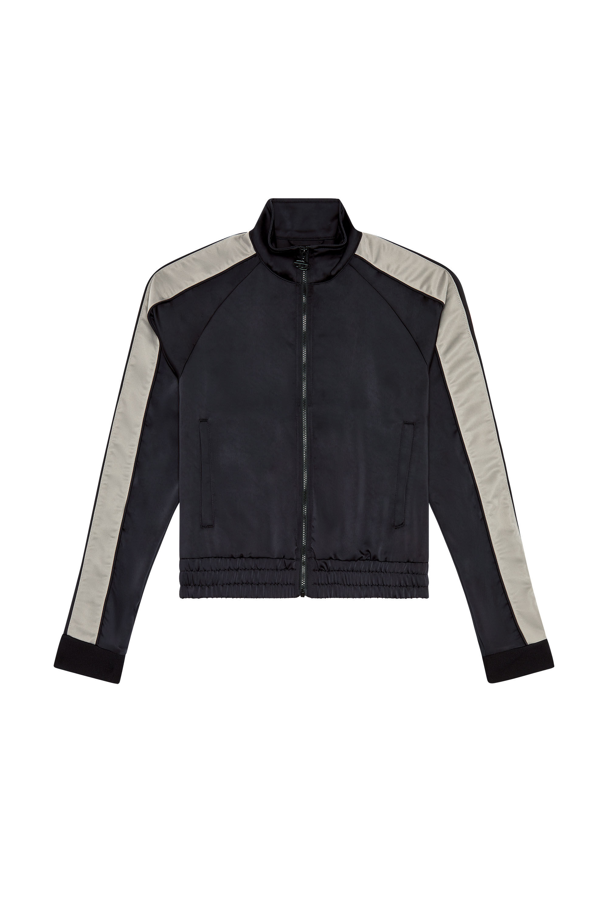が大特価！ Women's Mixed-material track jacket with side stripes | Diesel ジャケット・アウター