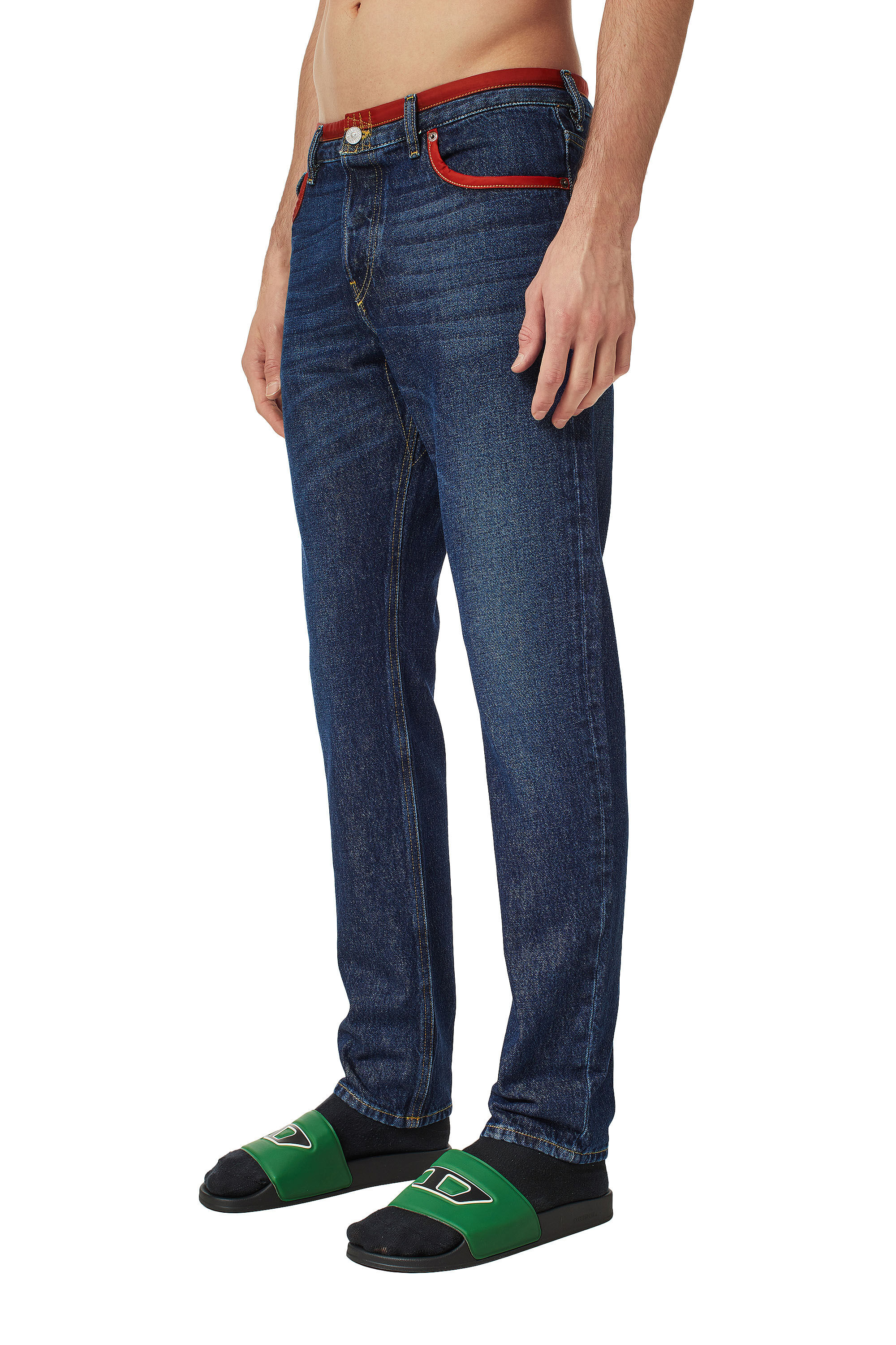 Diesel - 1995 09C88 Straight Jeans, Azul Oscuro - Image 5