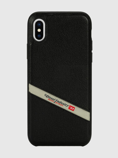 DIESEL LEATHER CO-MOLD CASE FOR IPHONE XS MAX, Black Diesel - DIESEL LEATHER CO-MOLD CASE FOR IPHONE XS MAX, Black - Cases - Image 2