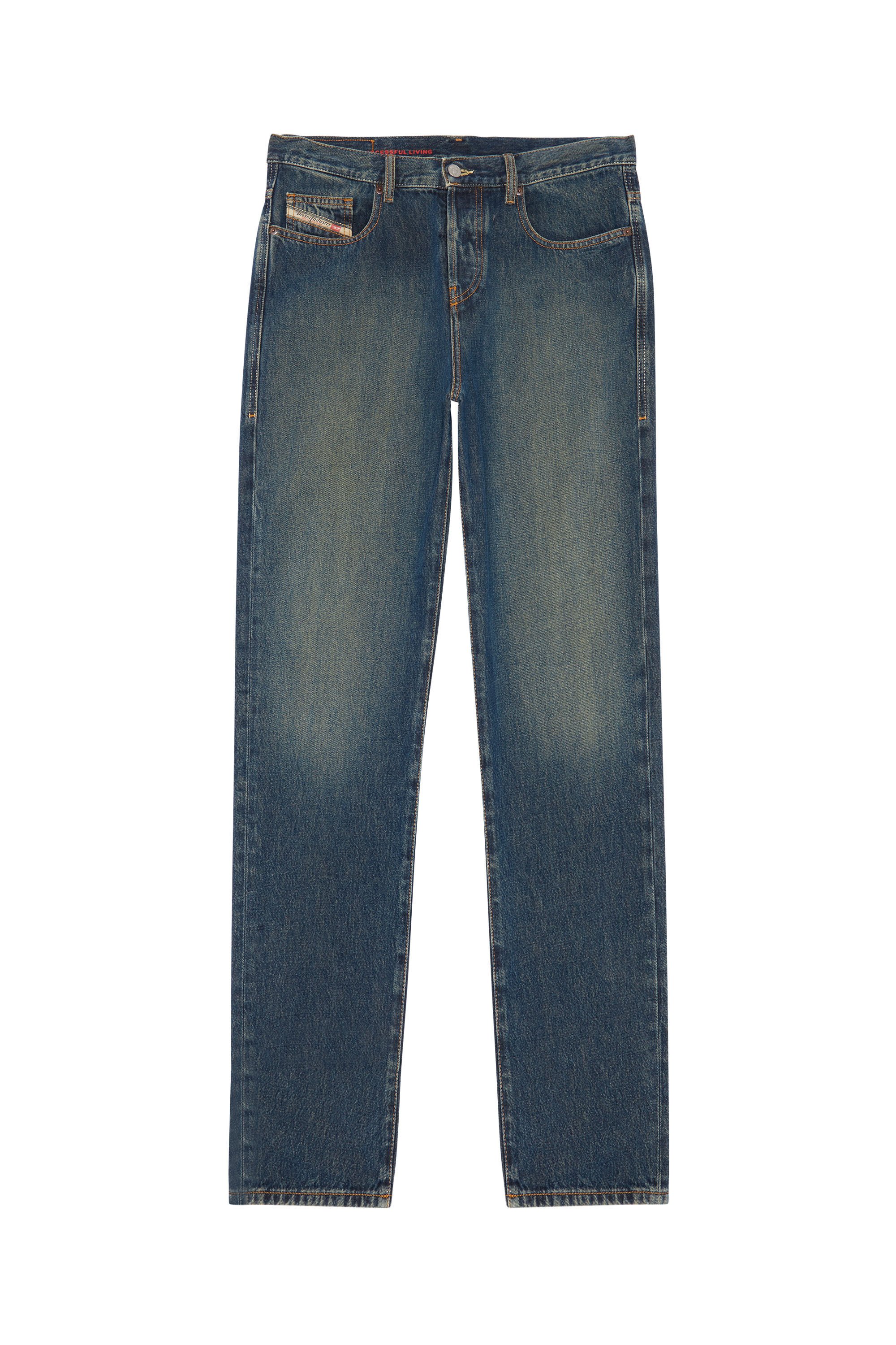 Diesel - Straight Jeans 2020 D-Viker 09C04, Dark Blue - Image 1