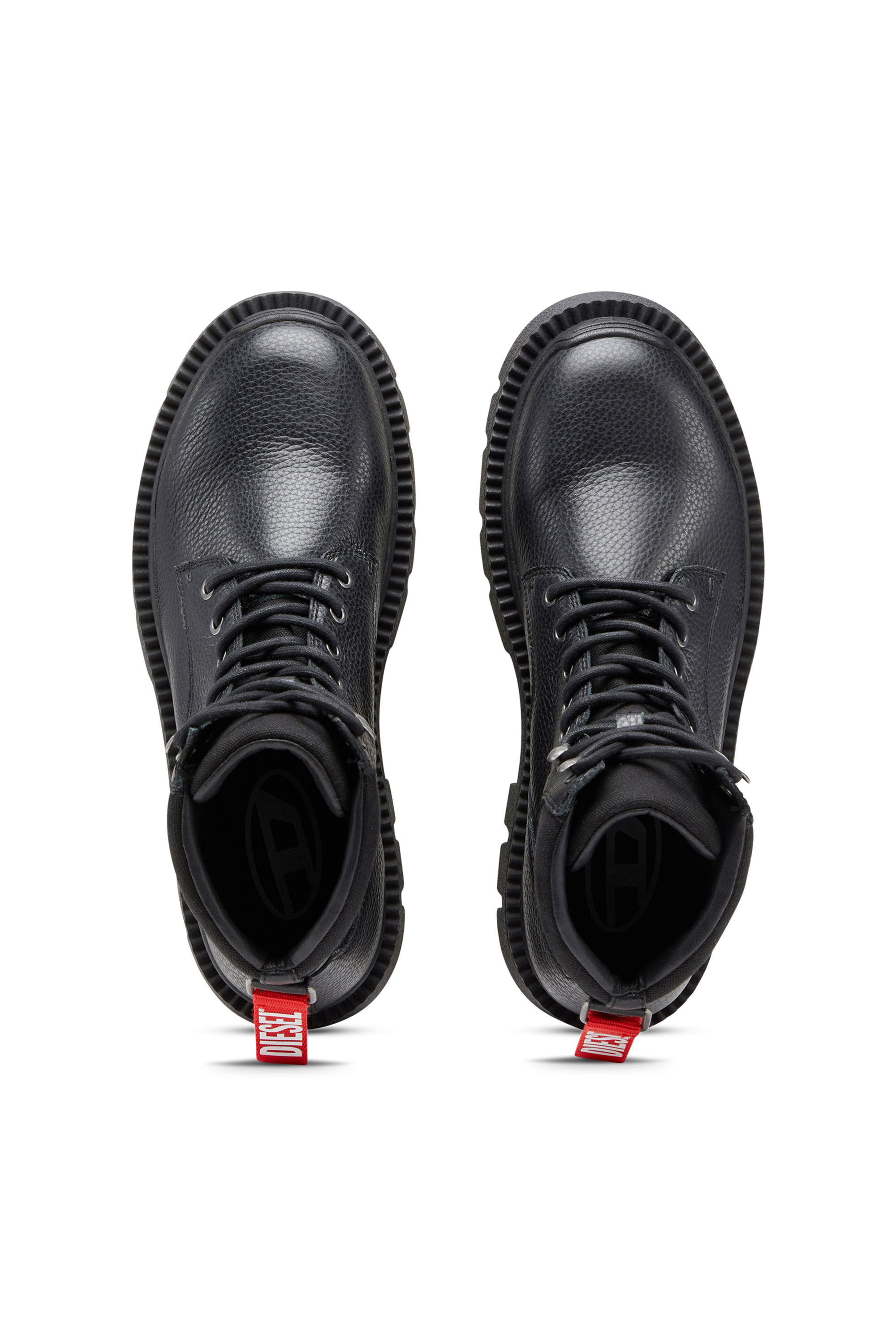 Men's D-Troit BT - Lace-up boots with Diesel tape tag